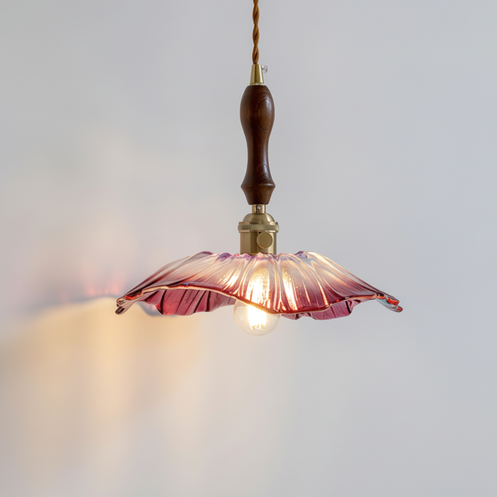 Bloomory Glass Petal Pendant Lamp