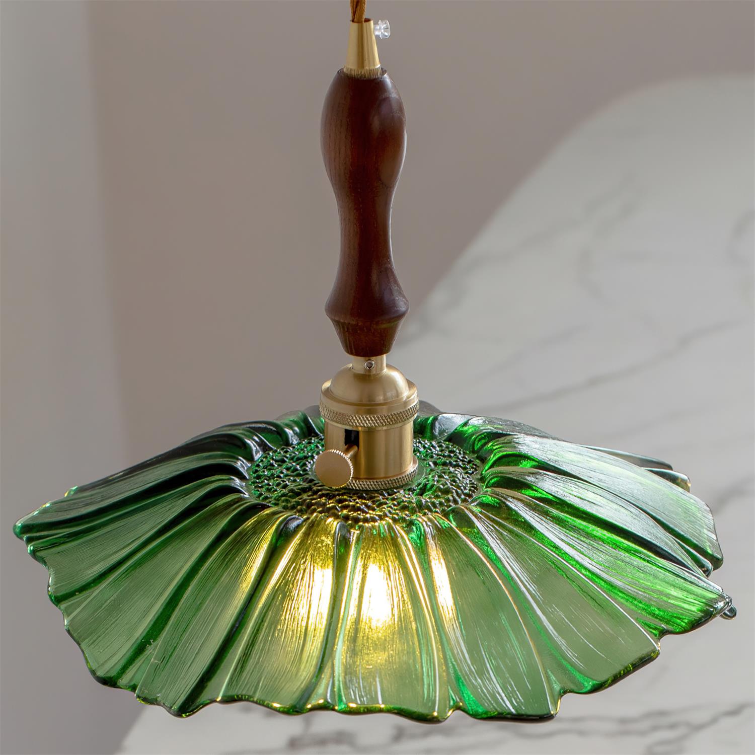 Bloomory Glass Petal Pendant Lamp