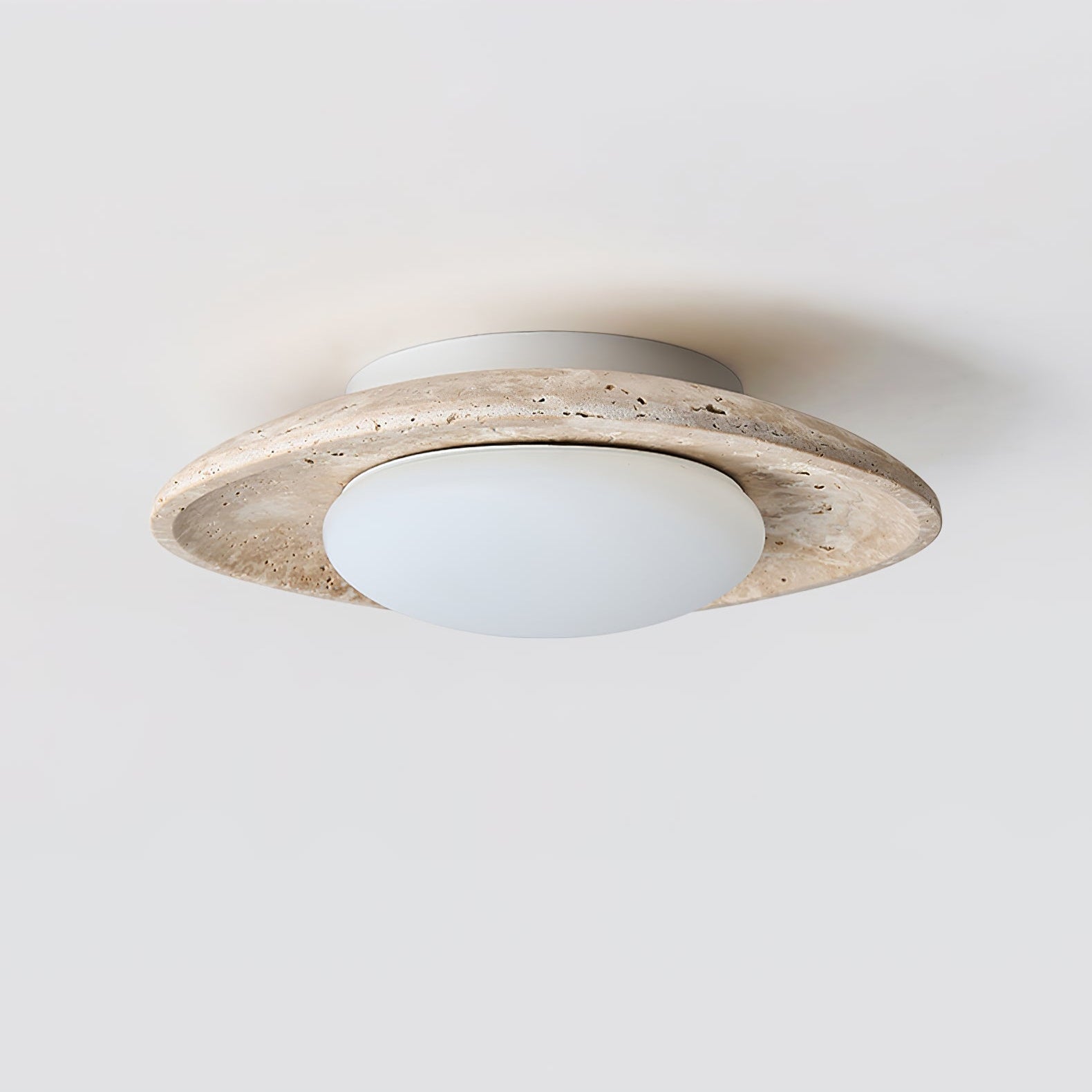 Lena Travertine Ceiling Light - Blowlighting