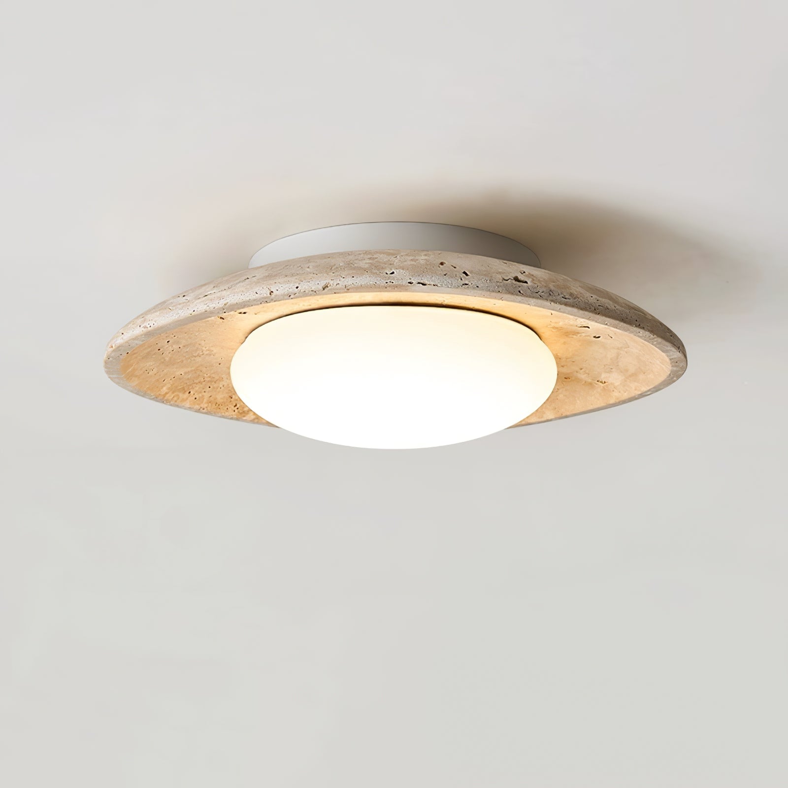 Lena Travertine Ceiling Light - Blowlighting