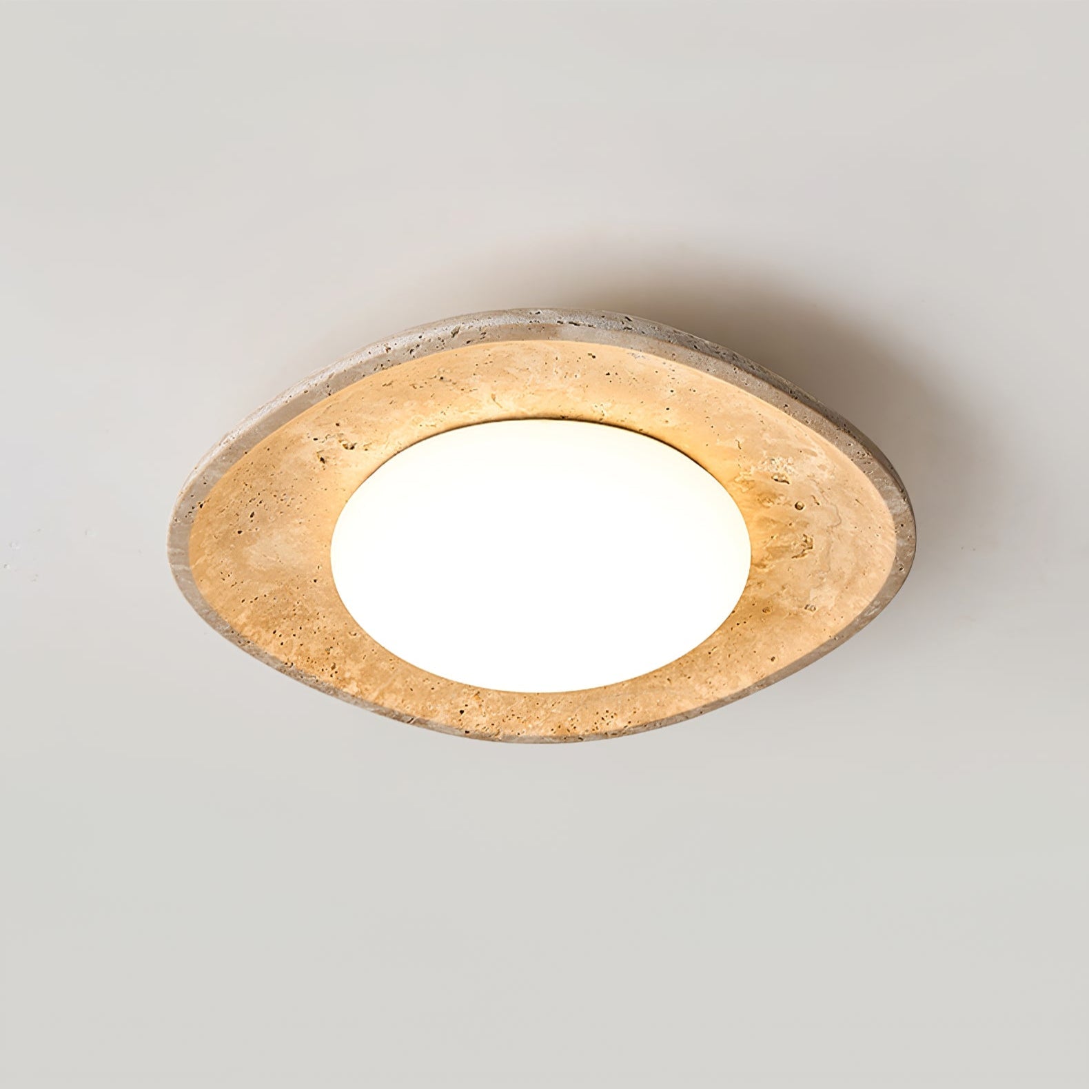 Lena Travertine Ceiling Light - Blowlighting