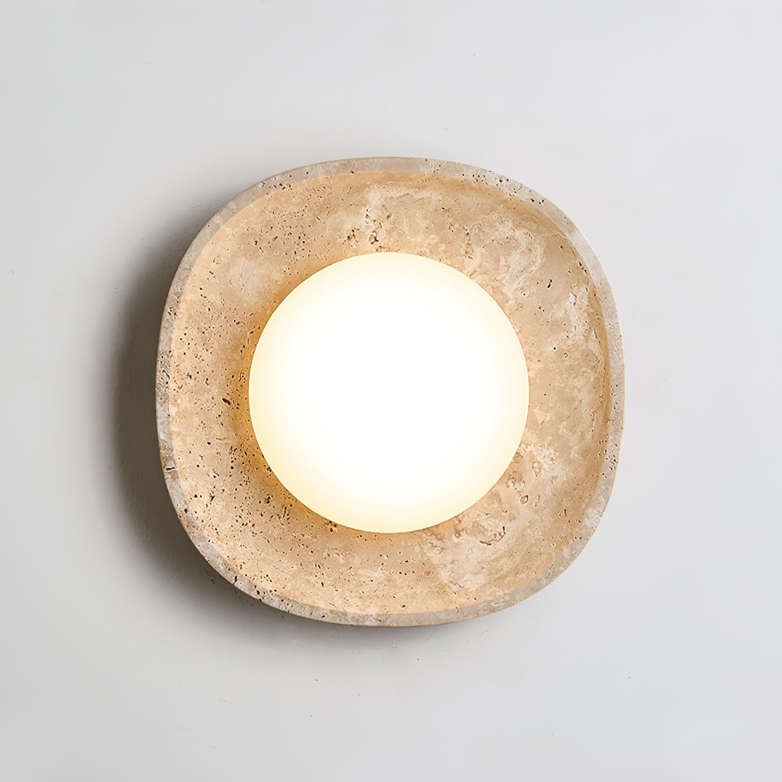 Lena Travertine Ceiling Light - Blowlighting