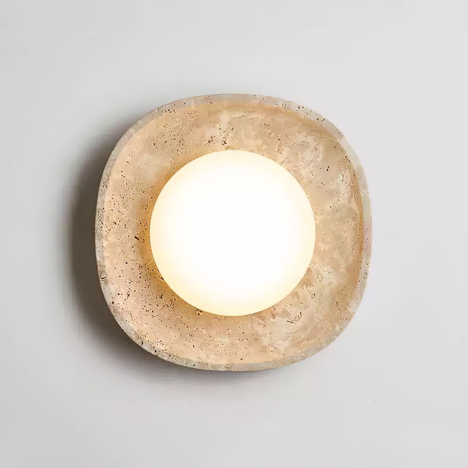 Lena Travertine Ceiling Light - Blowlighting