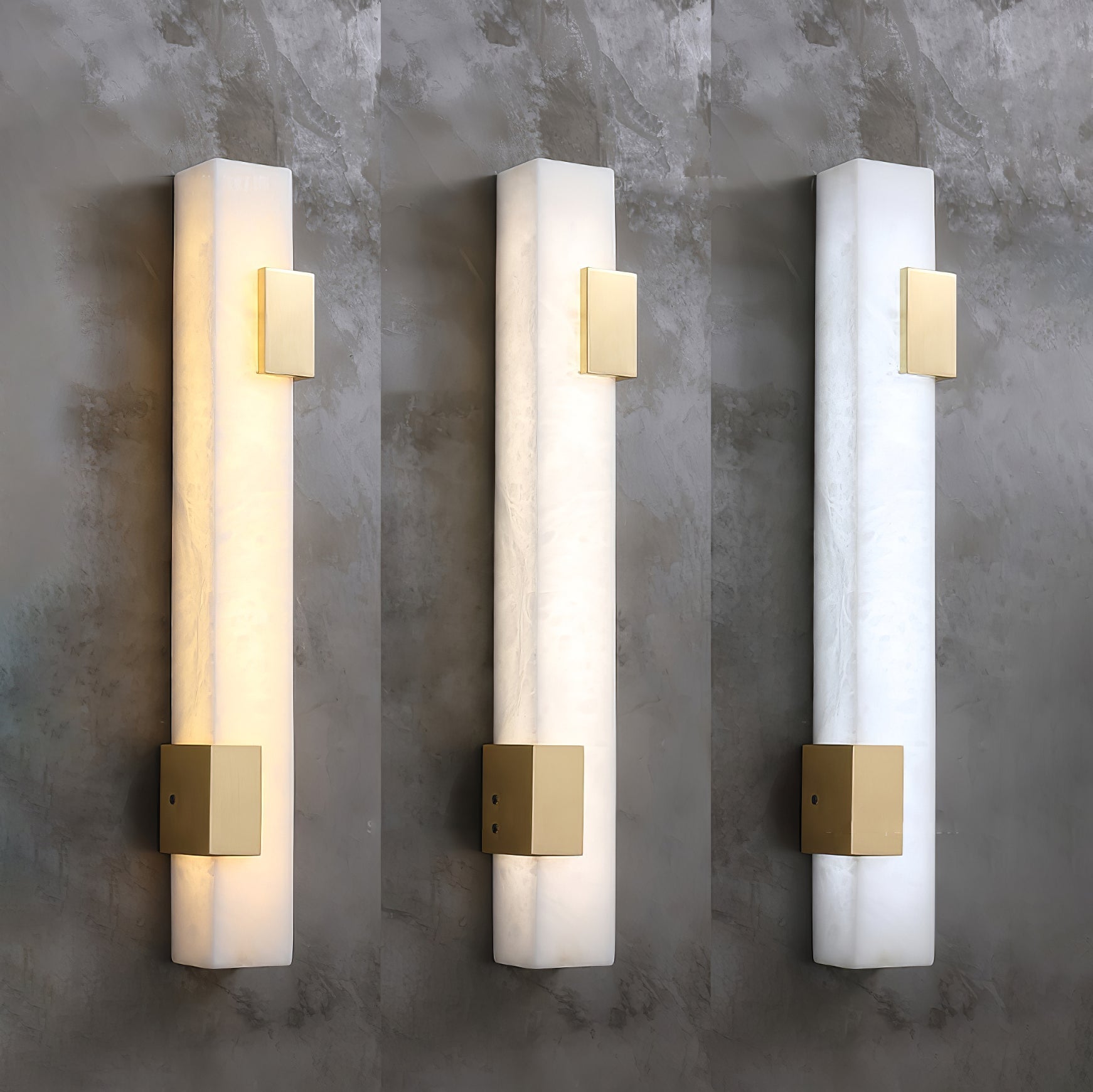 Eos Linear Alabaster Wall Light - Blowlighting