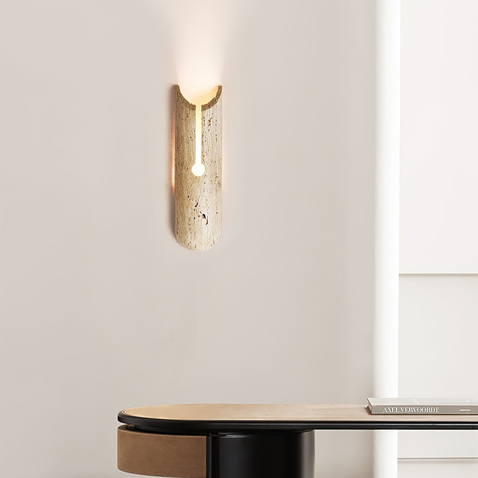 Elraeila Rustic Travertine Wall Light - Blowlighting
