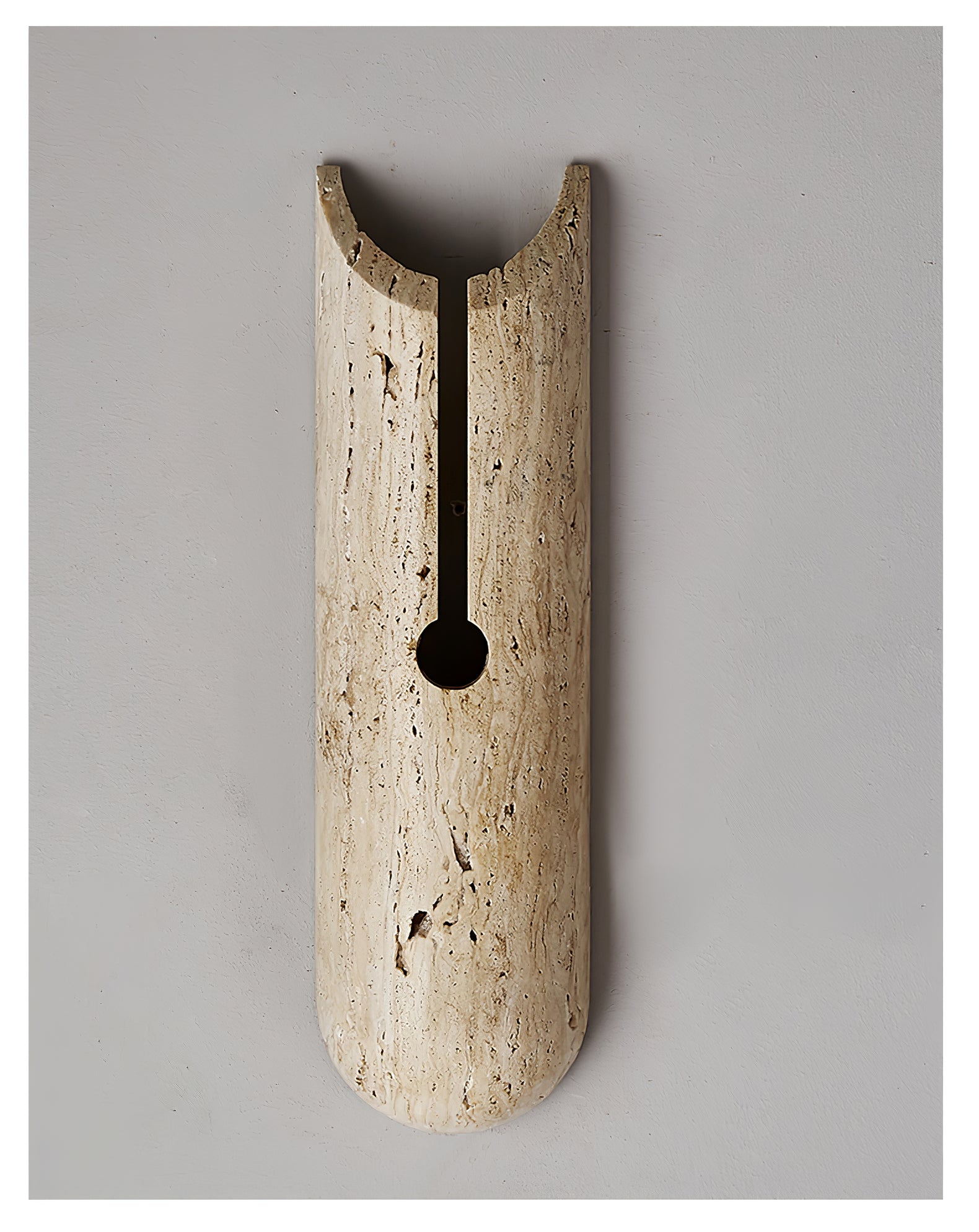 Elraeila Rustic Travertine Wall Light - Blowlighting
