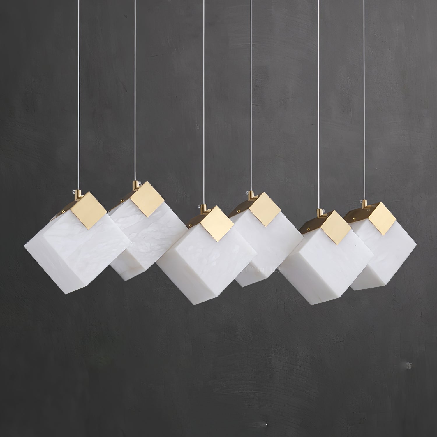 Vevariel Linear Alabaster Pendant Light - Blowlighting