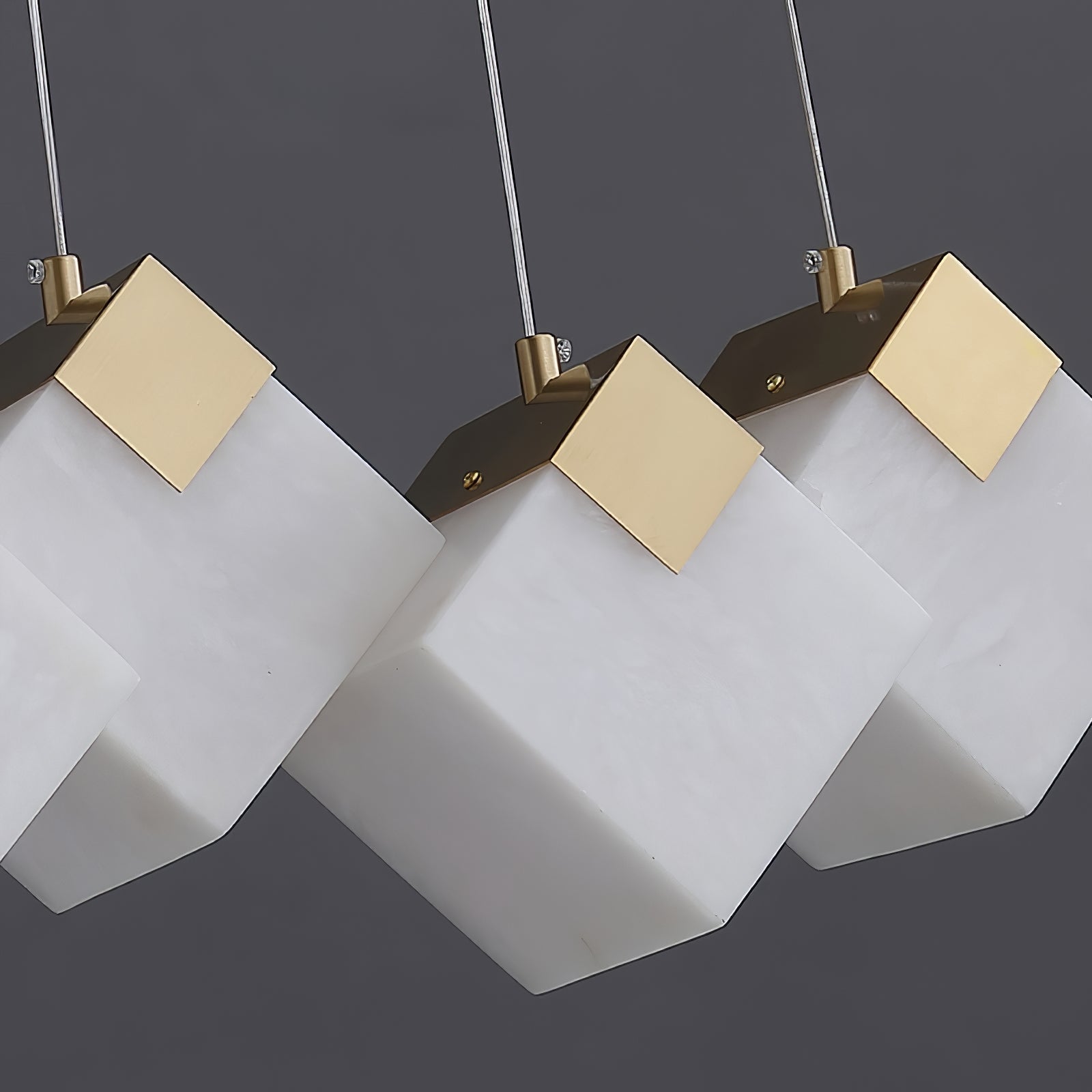 Vevariel Linear Alabaster Pendant Light - Blowlighting