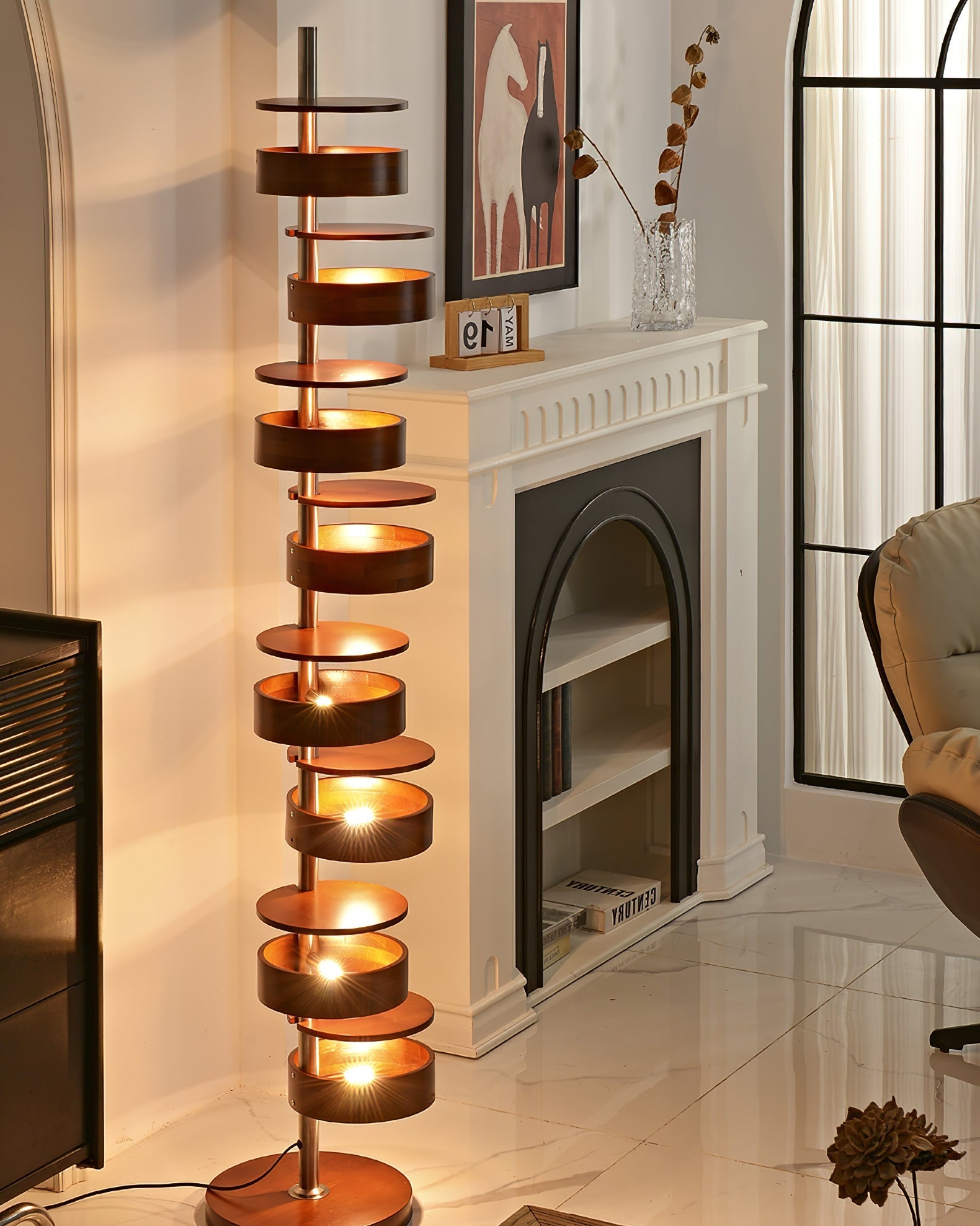 Luminis Wooden Floor Lamp - Blowlighting