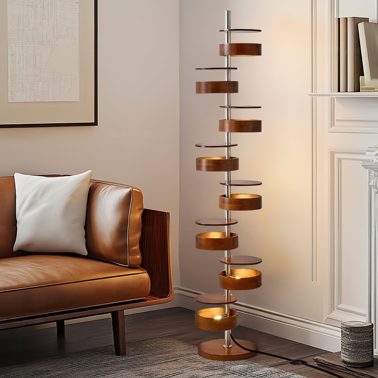 Luminis Wooden Floor Lamp - Blowlighting