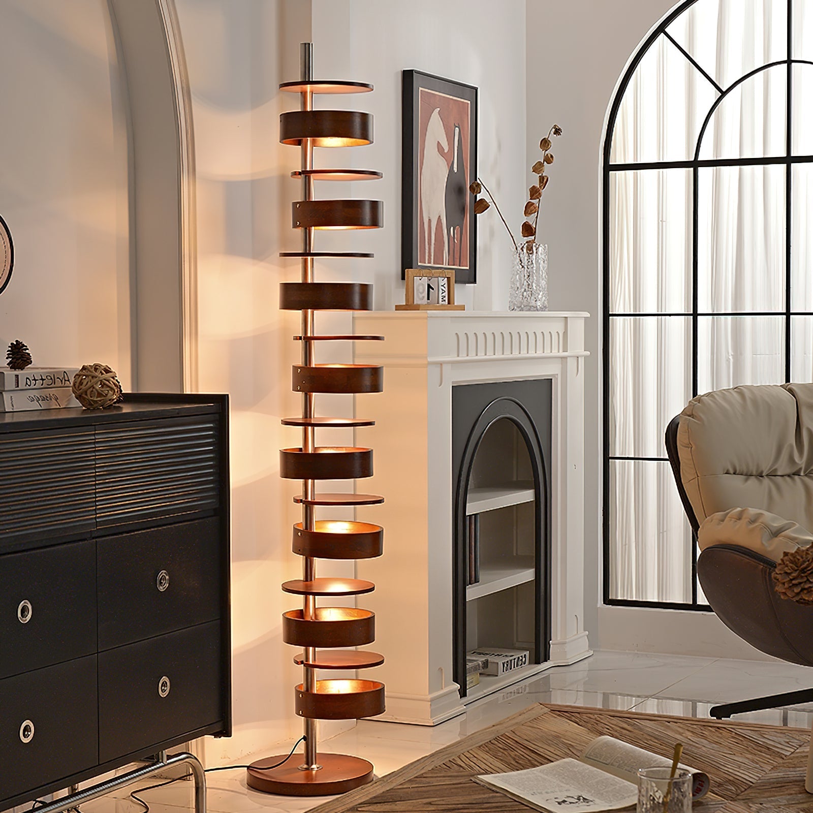 Luminis Wooden Floor Lamp - Blowlighting