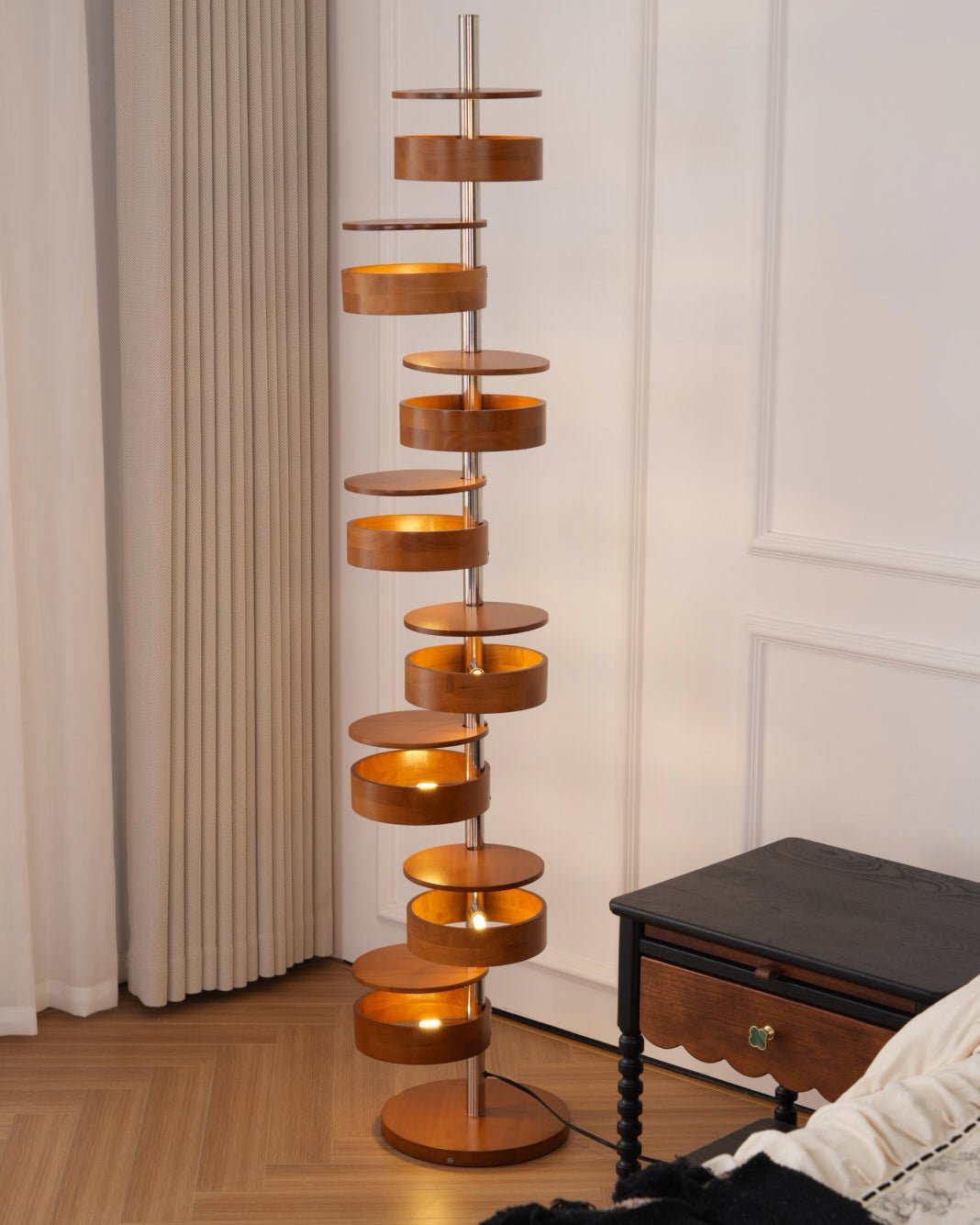 Luminis Wooden Floor Lamp - Blowlighting