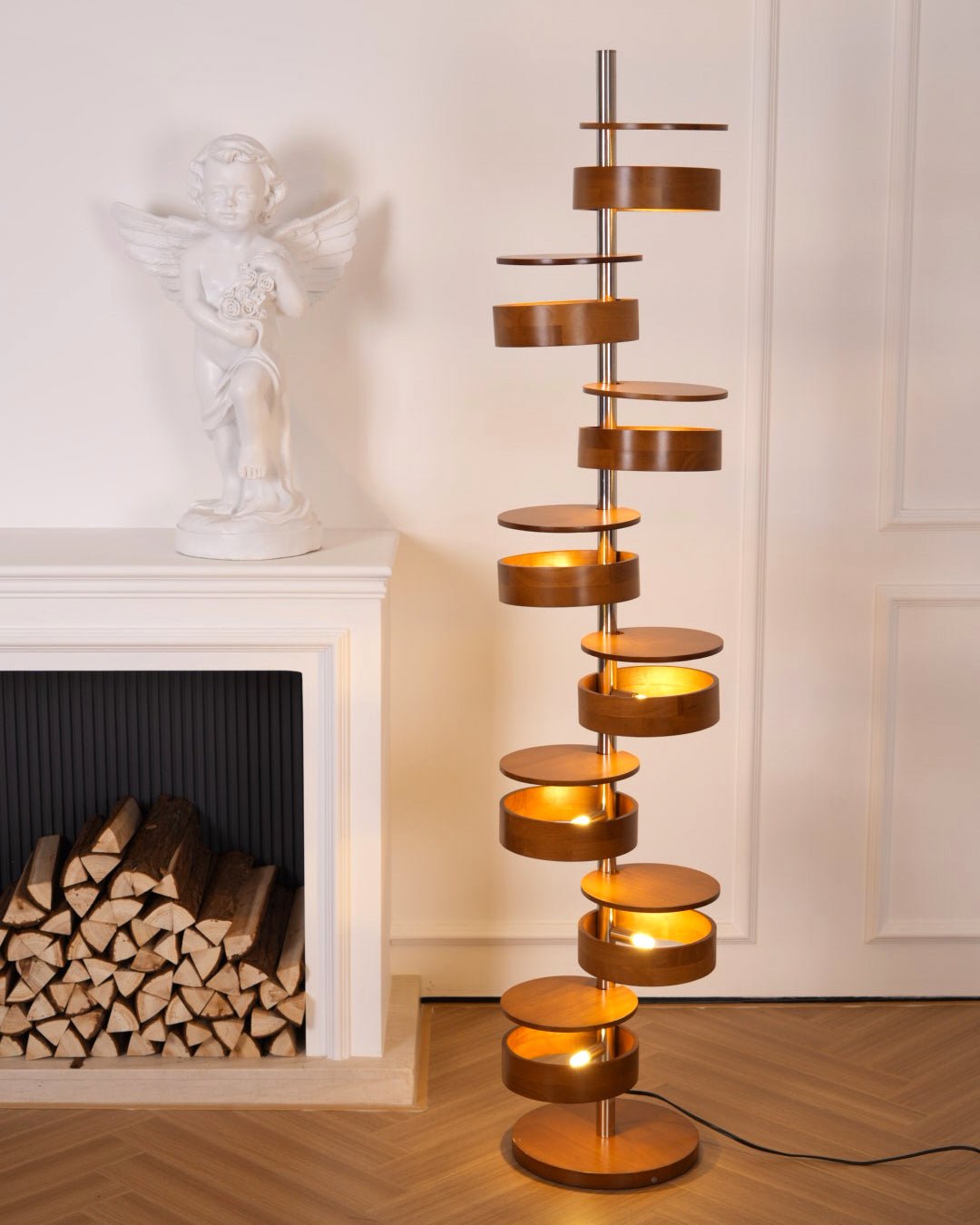 Luminis Wooden Floor Lamp - Blowlighting