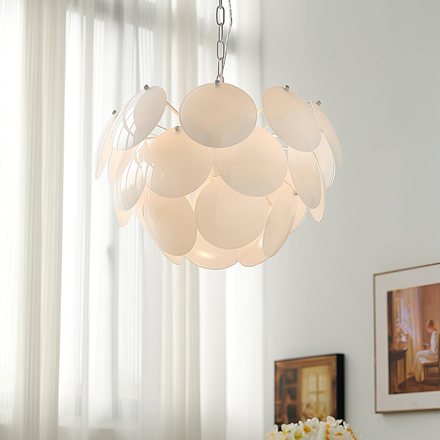 Sophia Minimalist Glass Chandelier - Blowlighting