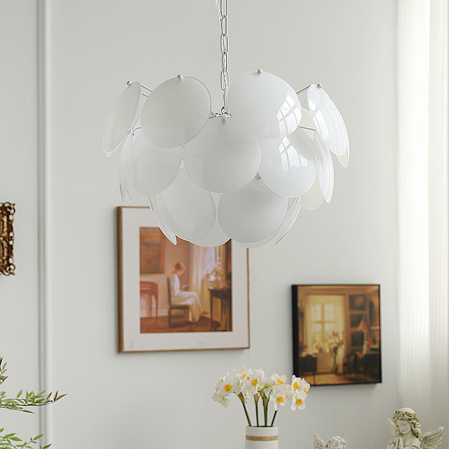 Sophia Minimalist Glass Chandelier - Blowlighting