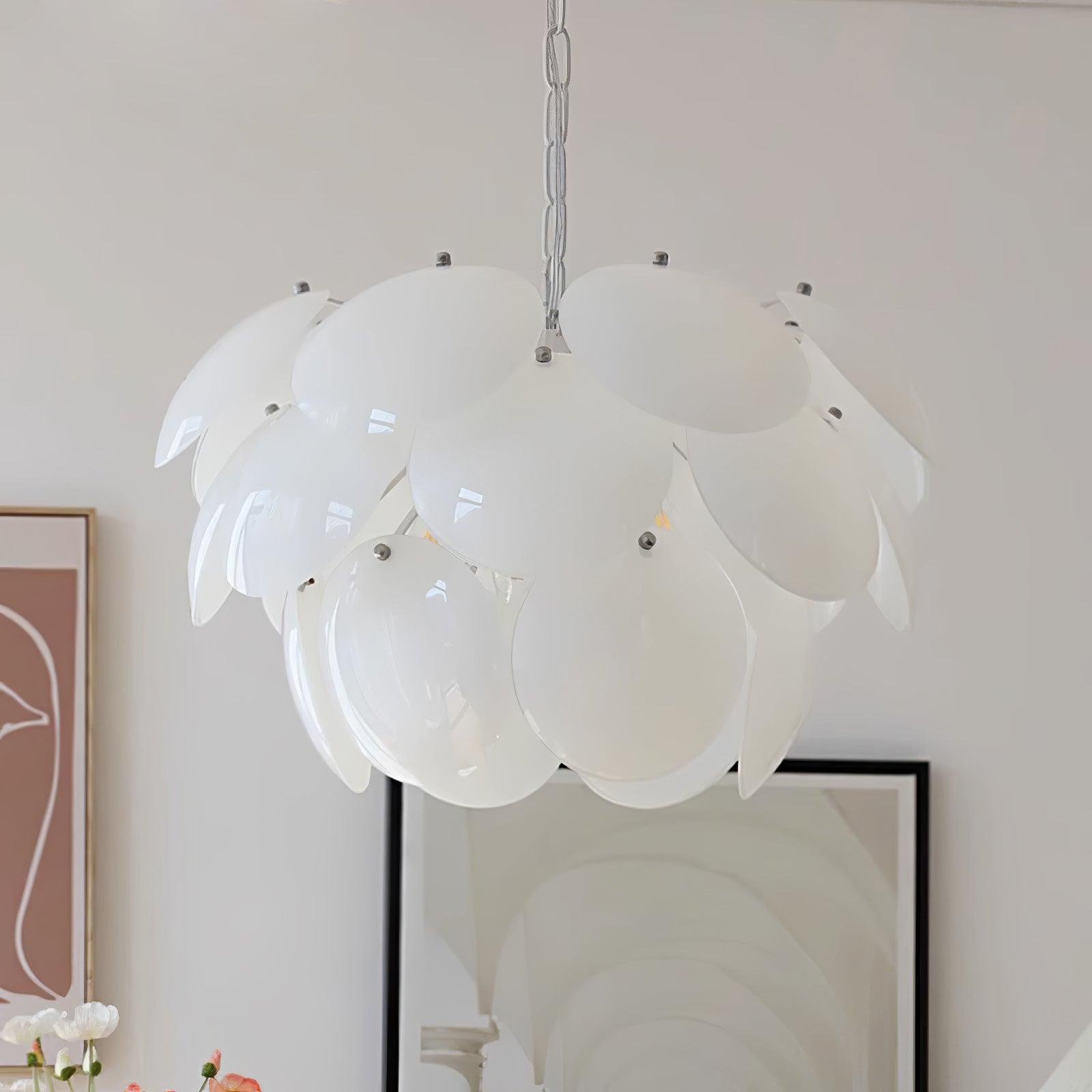 Sophia Minimalist Glass Chandelier - Blowlighting