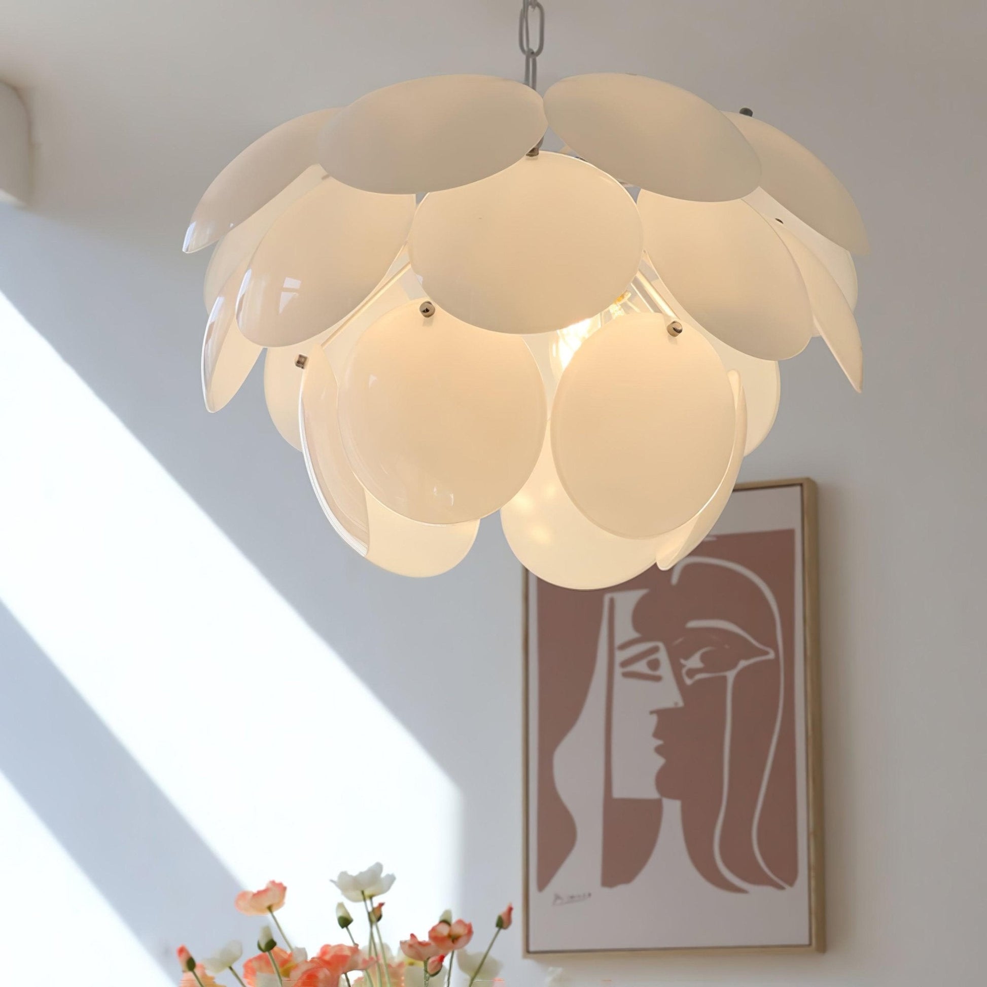 Sophia Minimalist Glass Chandelier - Blowlighting