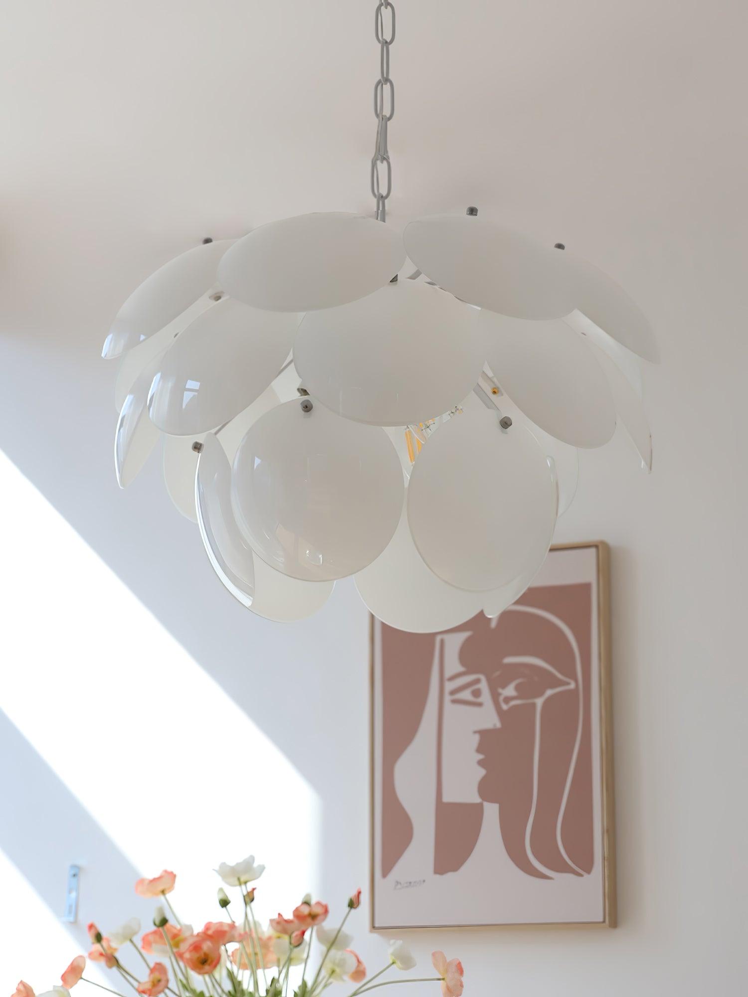 Sophia Minimalist Glass Chandelier - Blowlighting