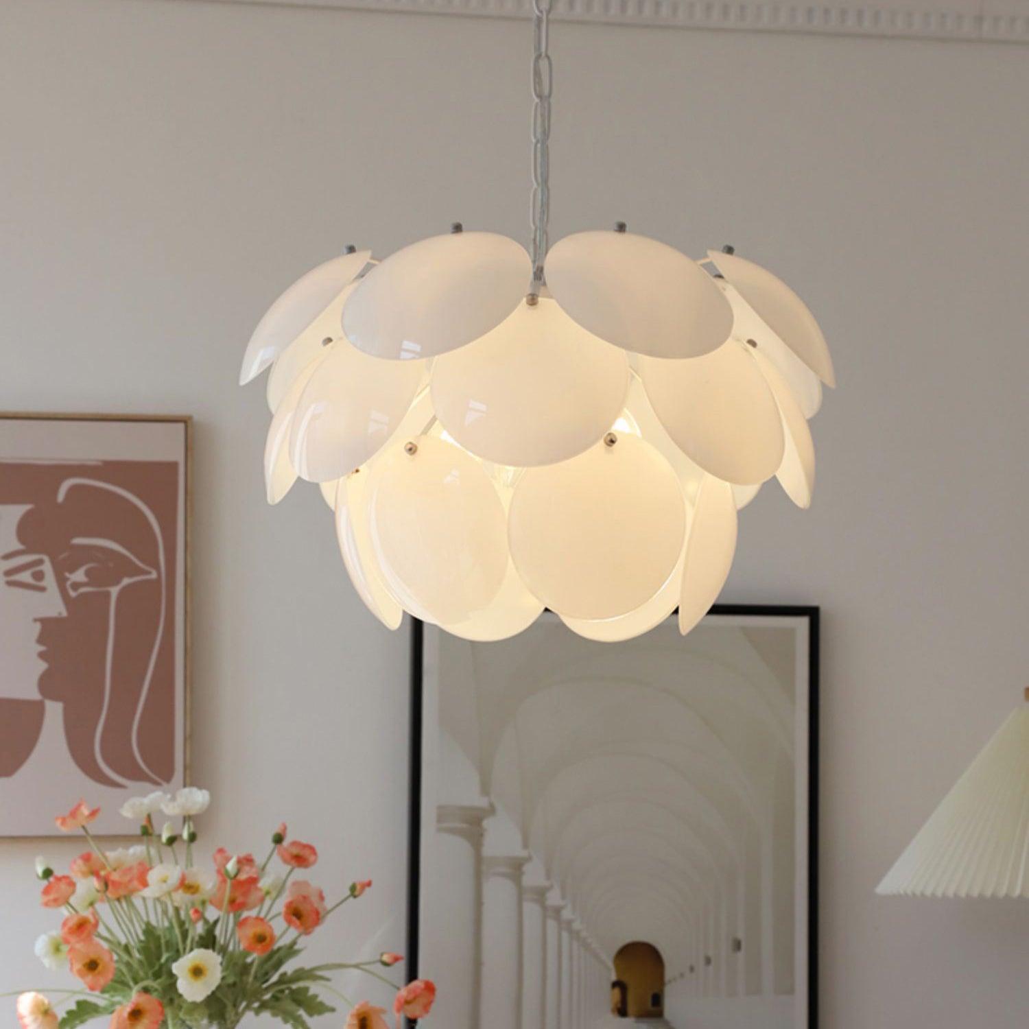 Sophia Minimalist Glass Chandelier - Blowlighting