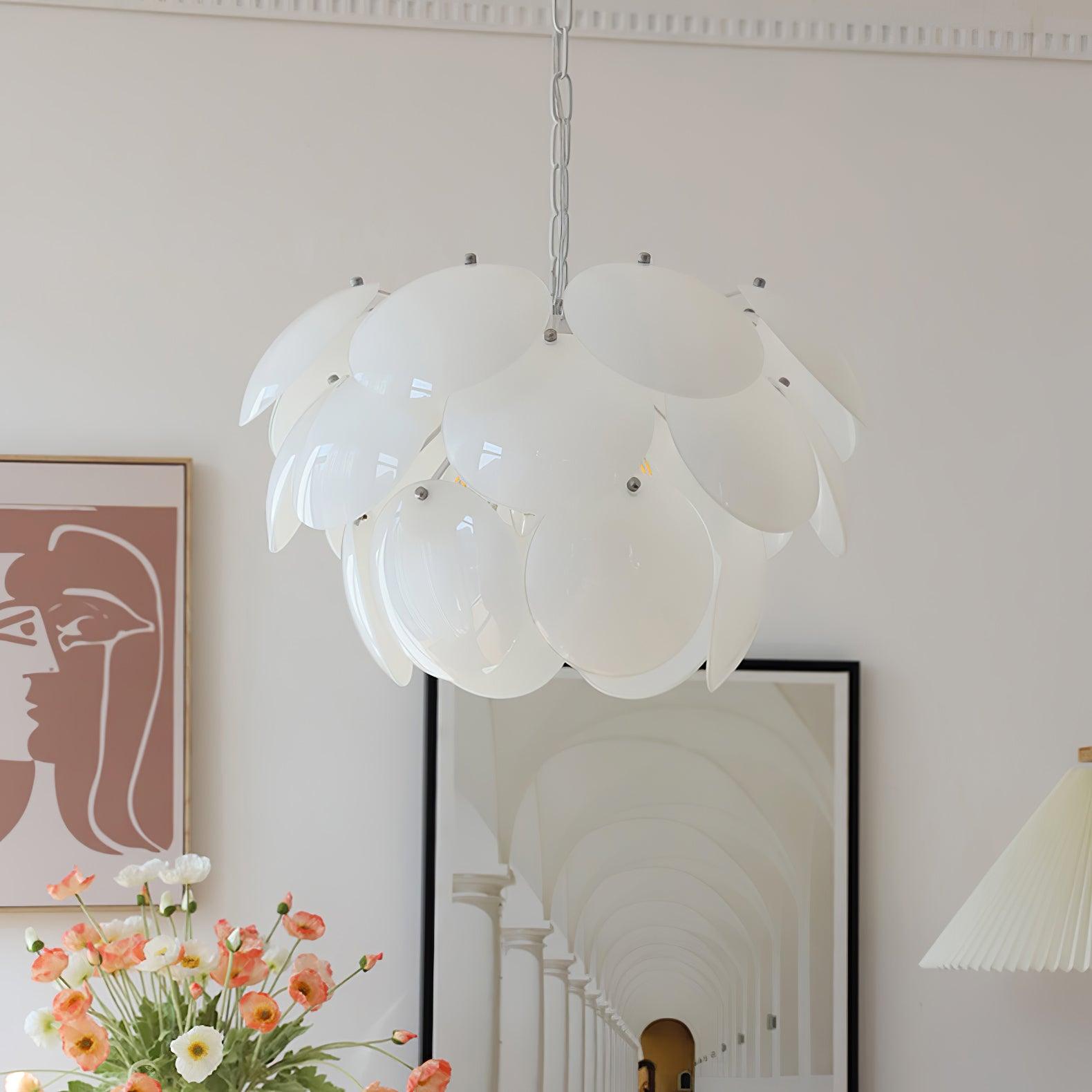 Sophia Minimalist Glass Chandelier - Blowlighting