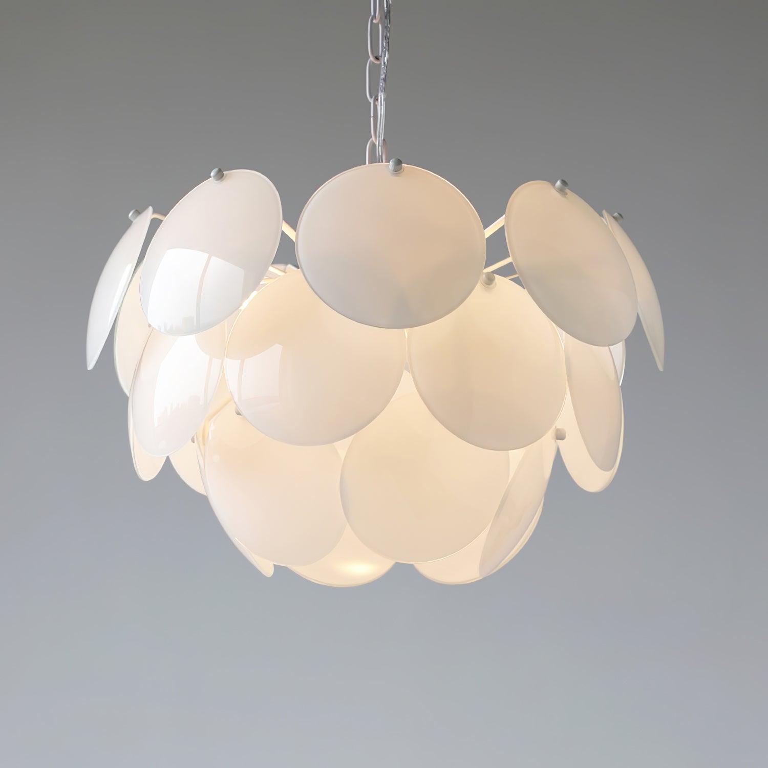 Sophia Minimalist Glass Chandelier - Blowlighting