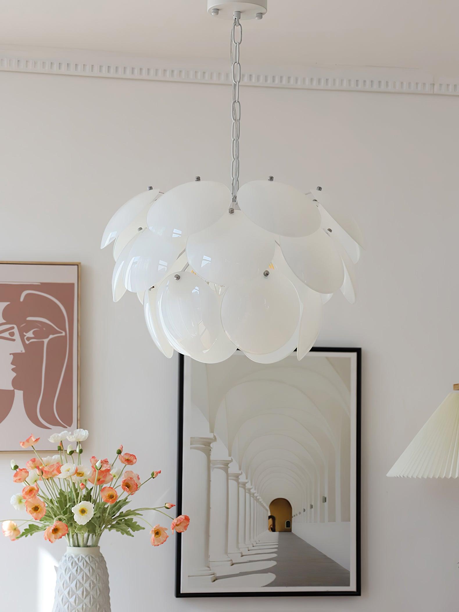 Sophia Minimalist Glass Chandelier - Blowlighting
