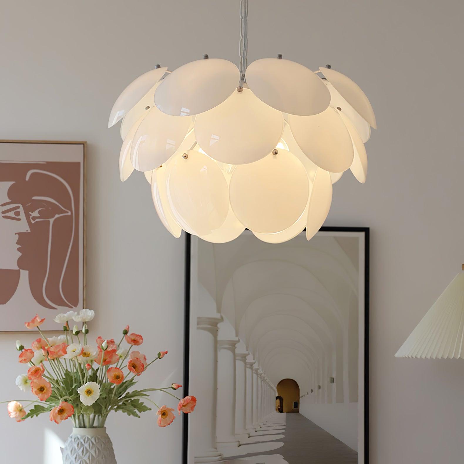 Sophia Minimalist Glass Chandelier - Blowlighting