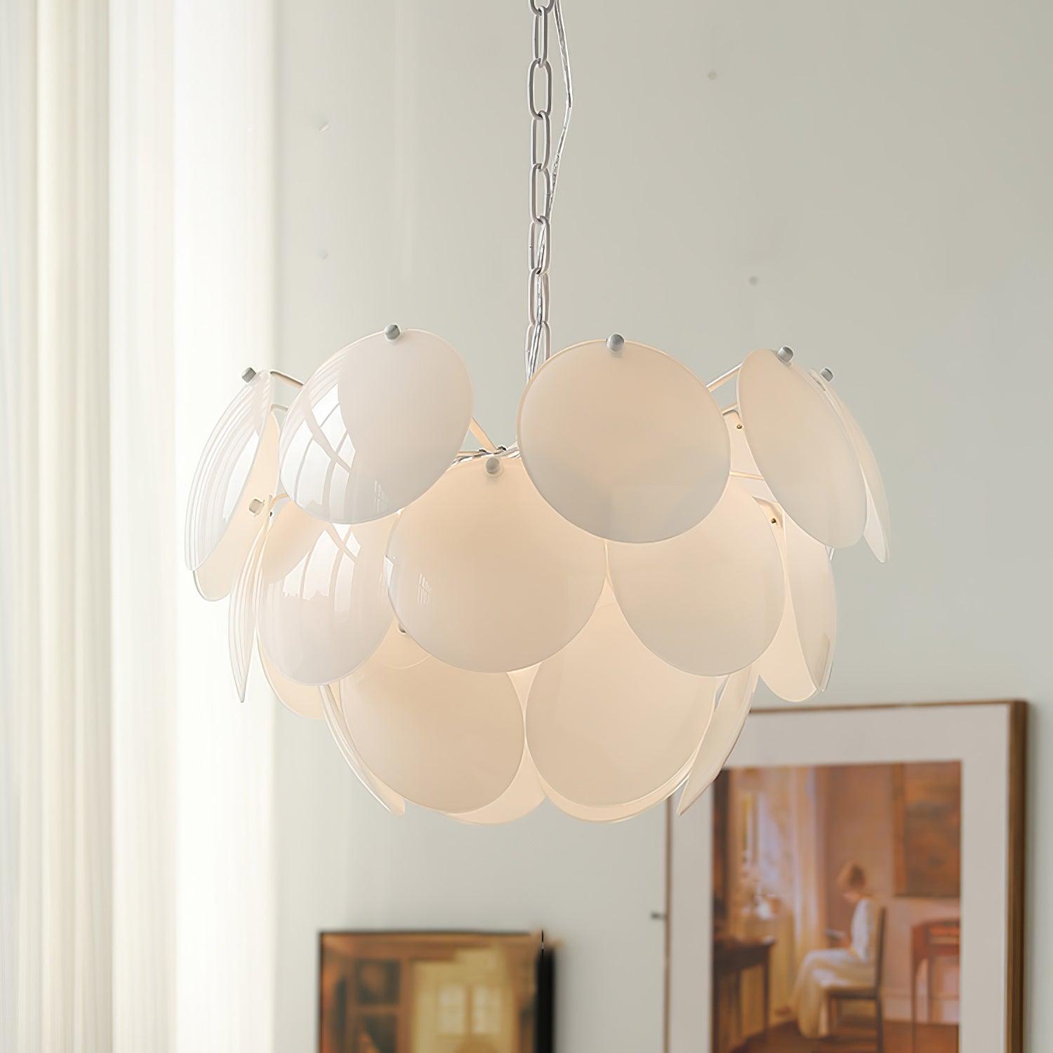 Sophia Minimalist Glass Chandelier - Blowlighting