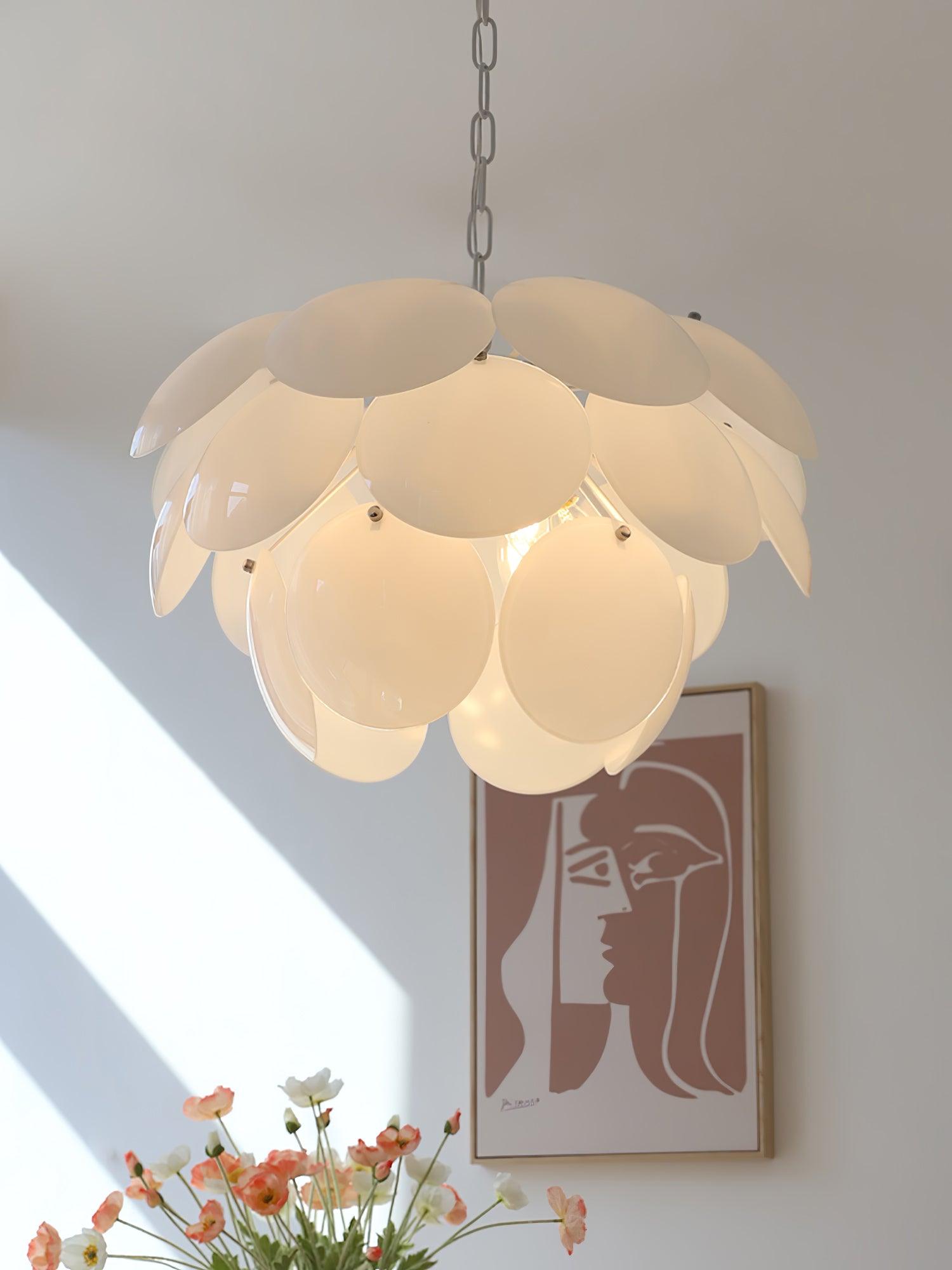 Sophia Minimalist Glass Chandelier - Blowlighting