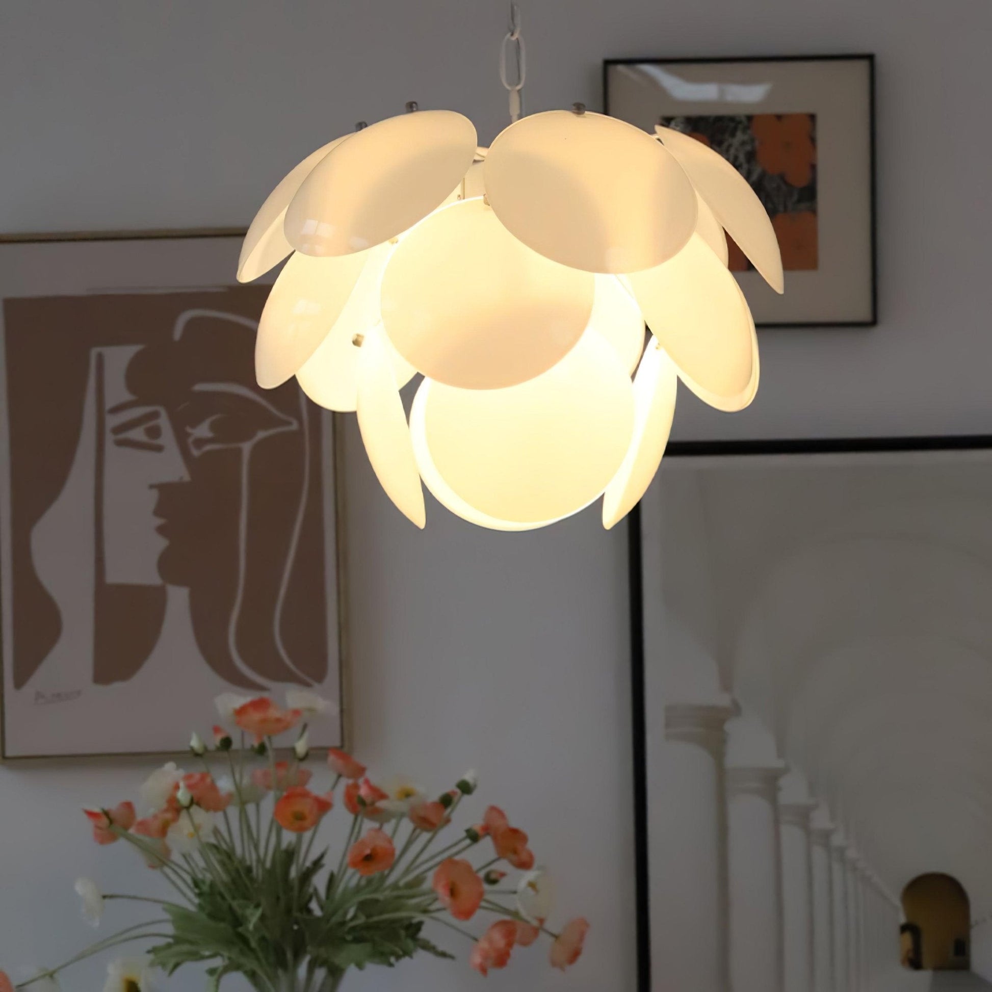 Sophia Minimalist Glass Chandelier - Blowlighting