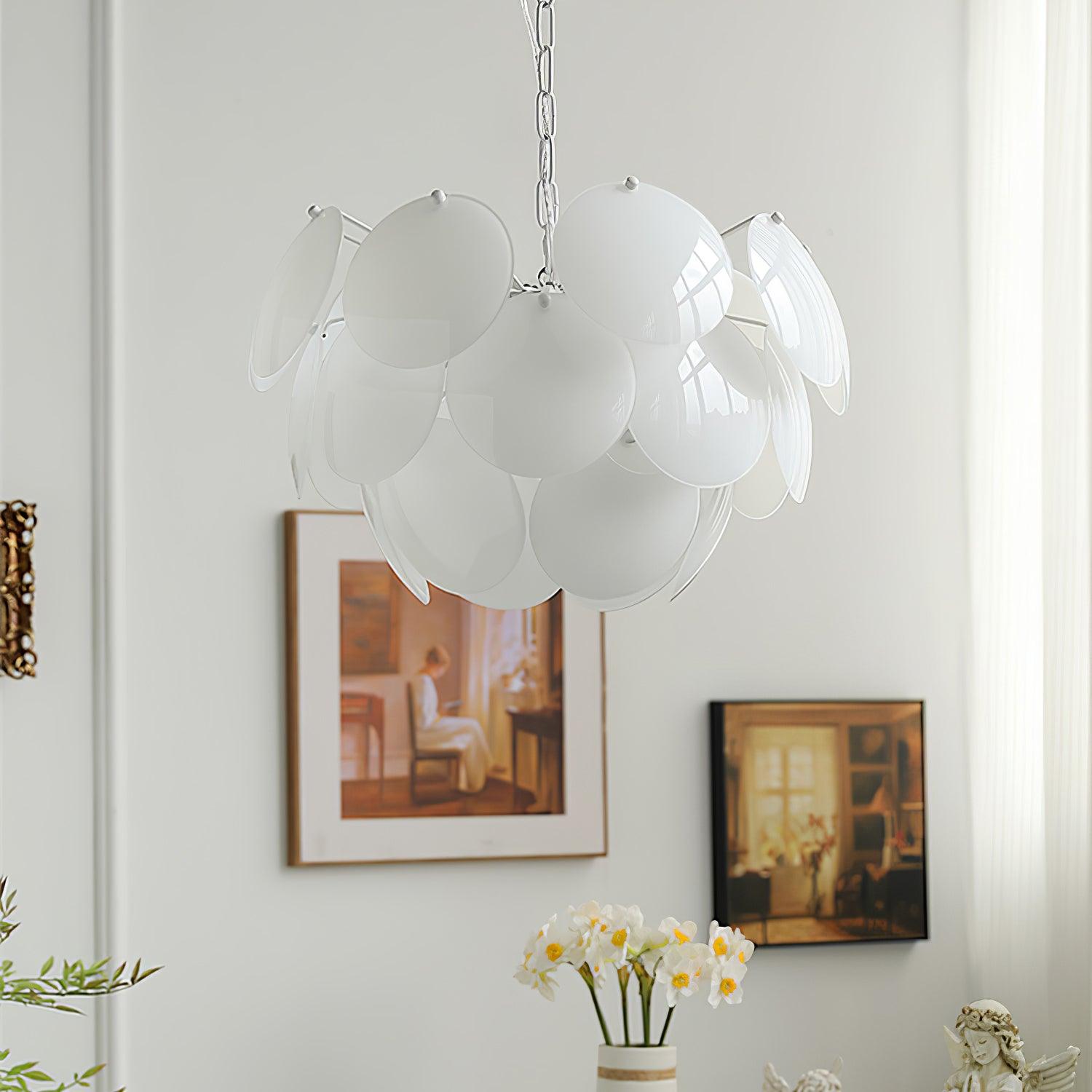 Sophia Minimalist Glass Chandelier - Blowlighting