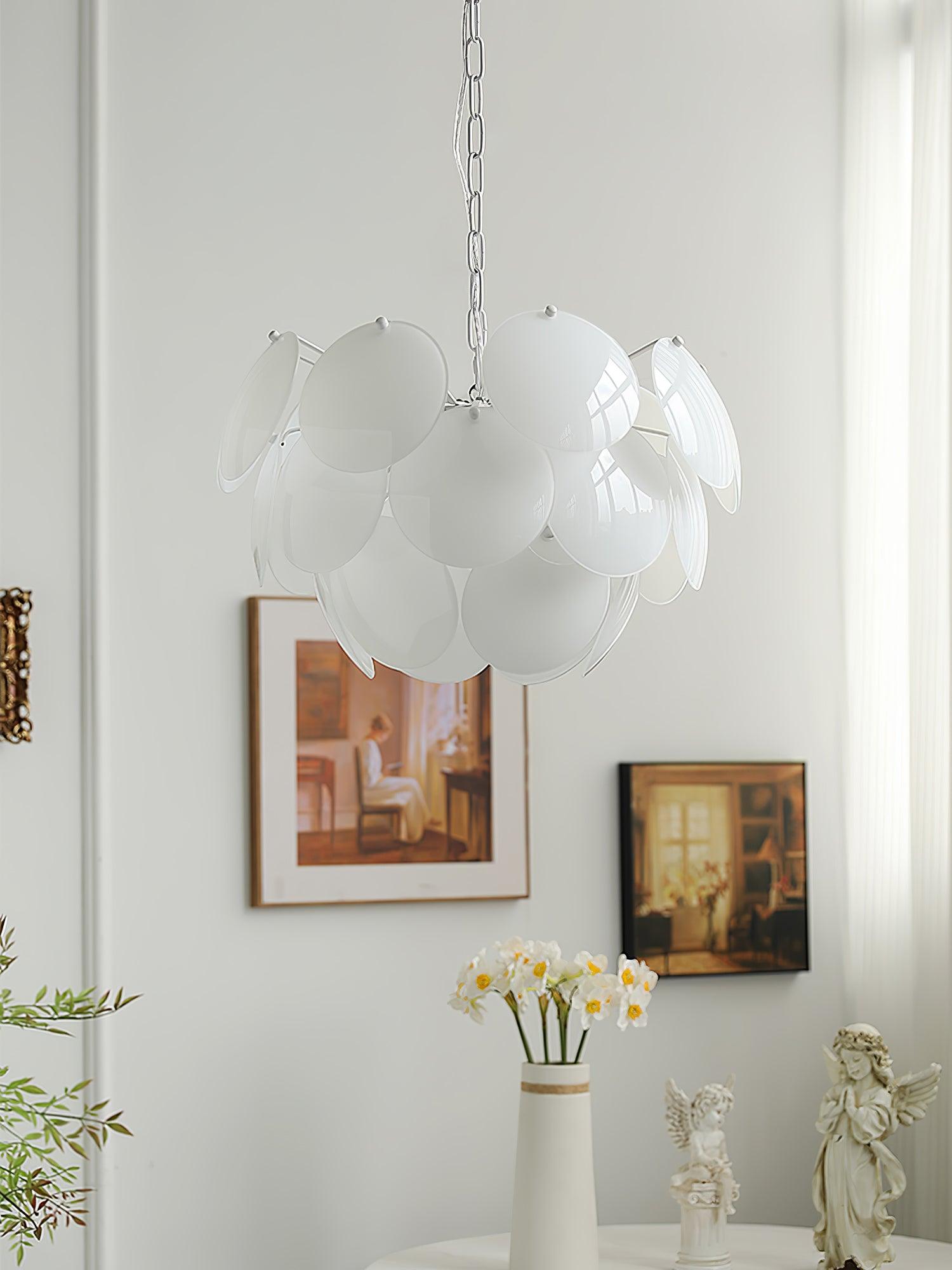 Sophia Minimalist Glass Chandelier - Blowlighting