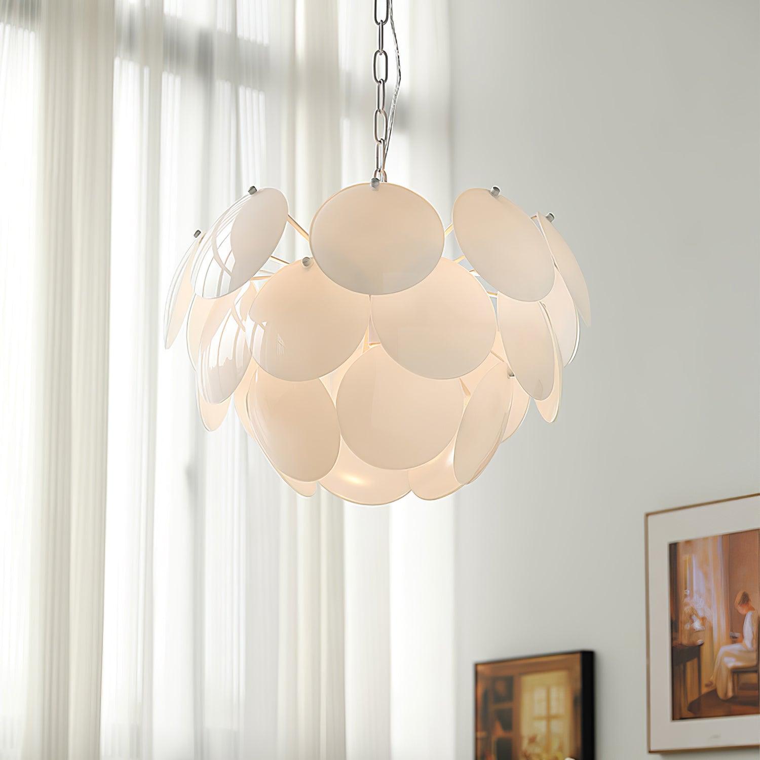 Sophia Minimalist Glass Chandelier - Blowlighting
