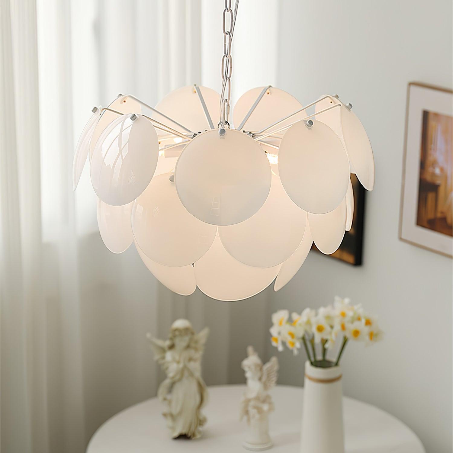 Sophia Minimalist Glass Chandelier - Blowlighting