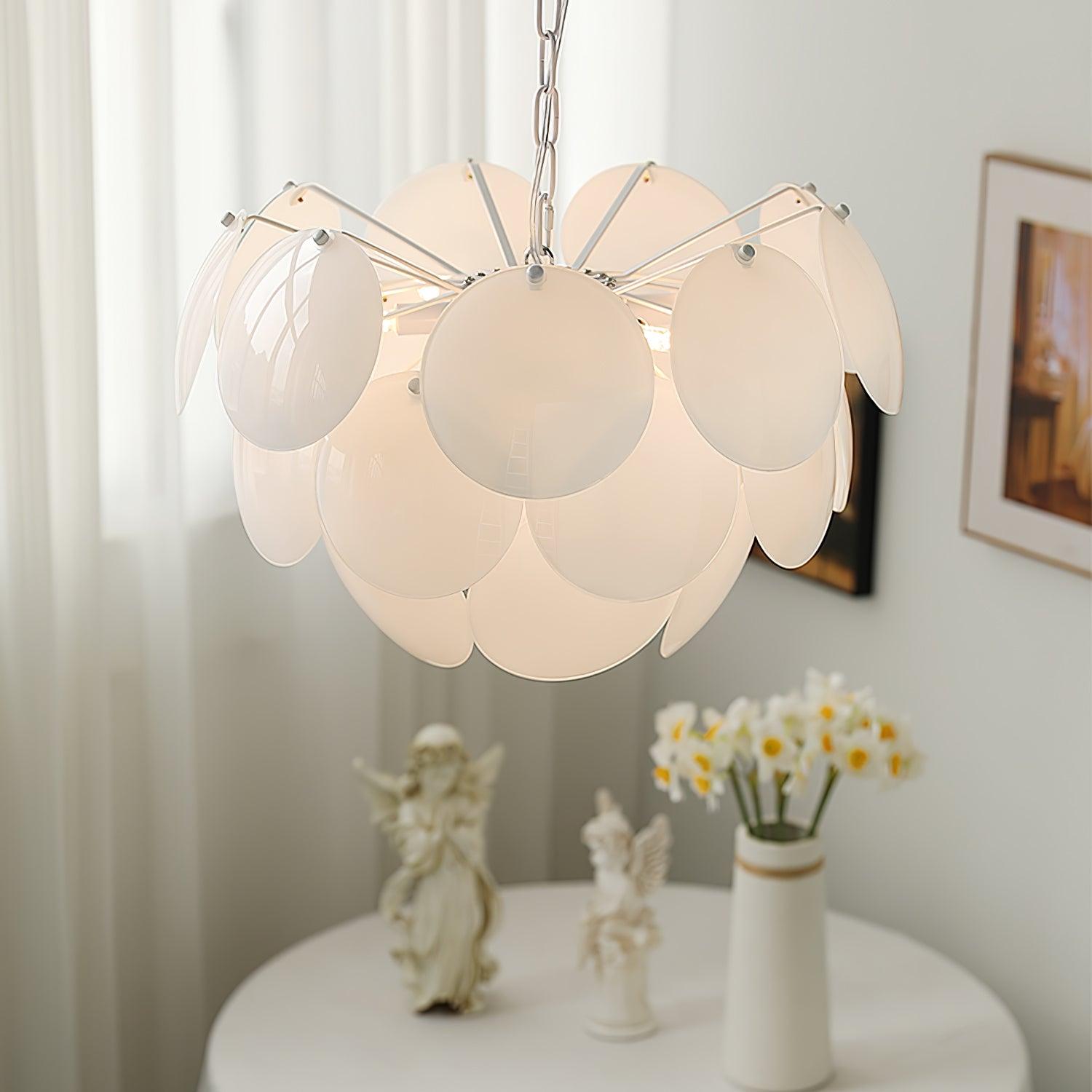 Sophia Minimalist Glass Chandelier - Blowlighting
