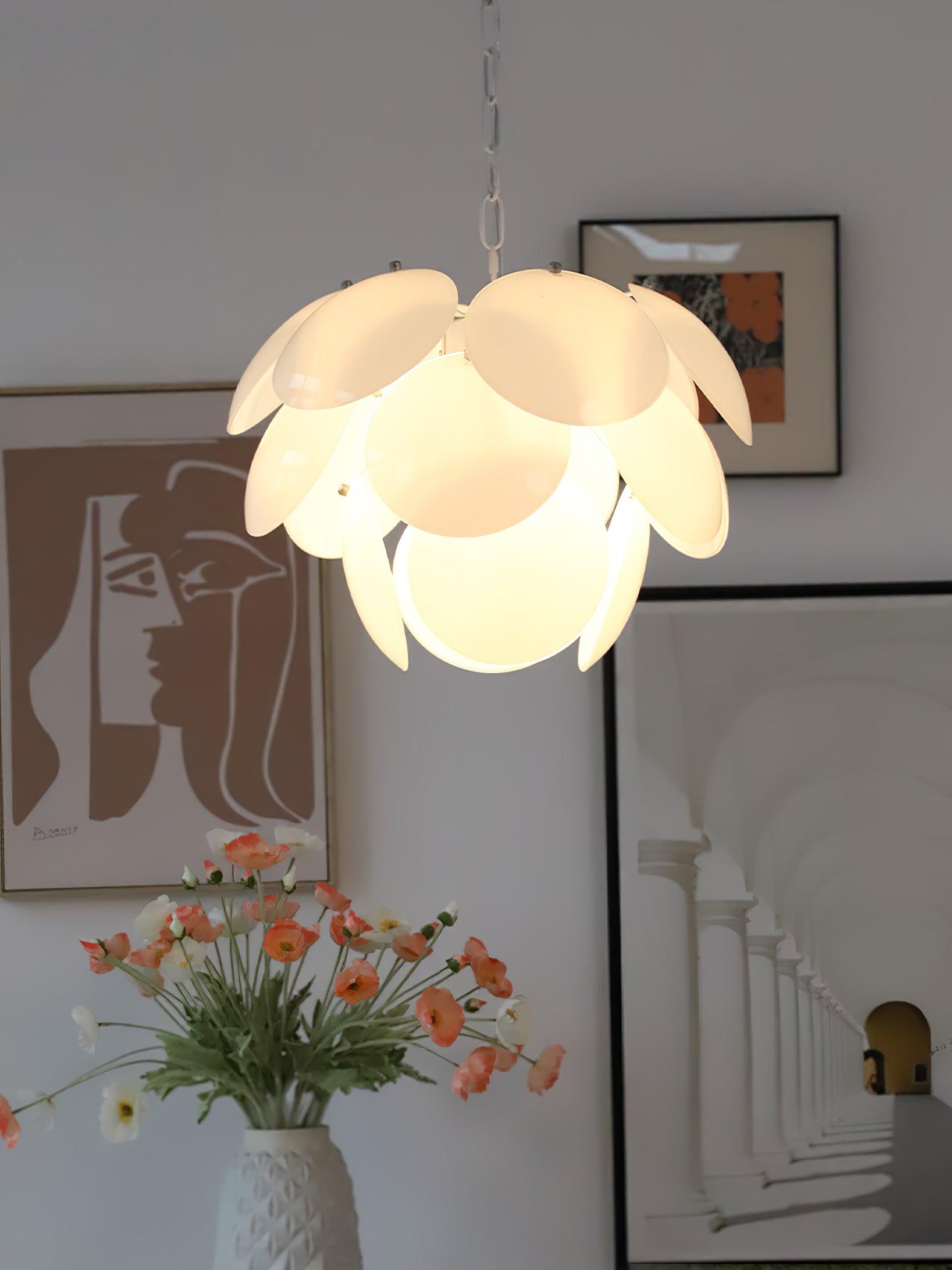 Sophia Minimalist Glass Chandelier - Blowlighting