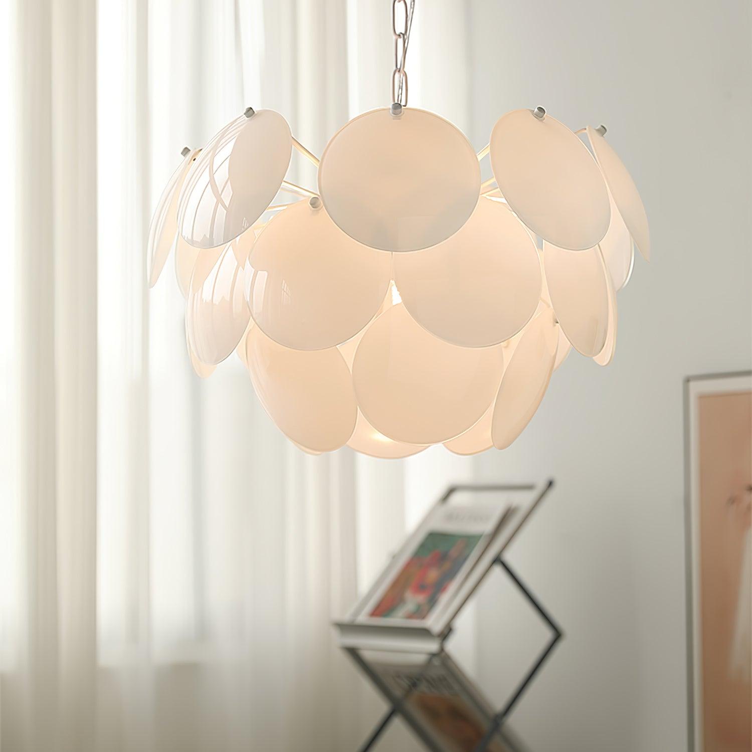 Sophia Minimalist Glass Chandelier - Blowlighting