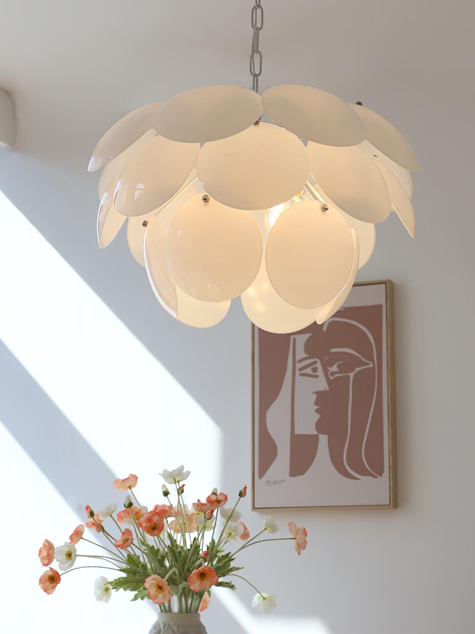 Sophia Minimalist Glass Chandelier - Blowlighting