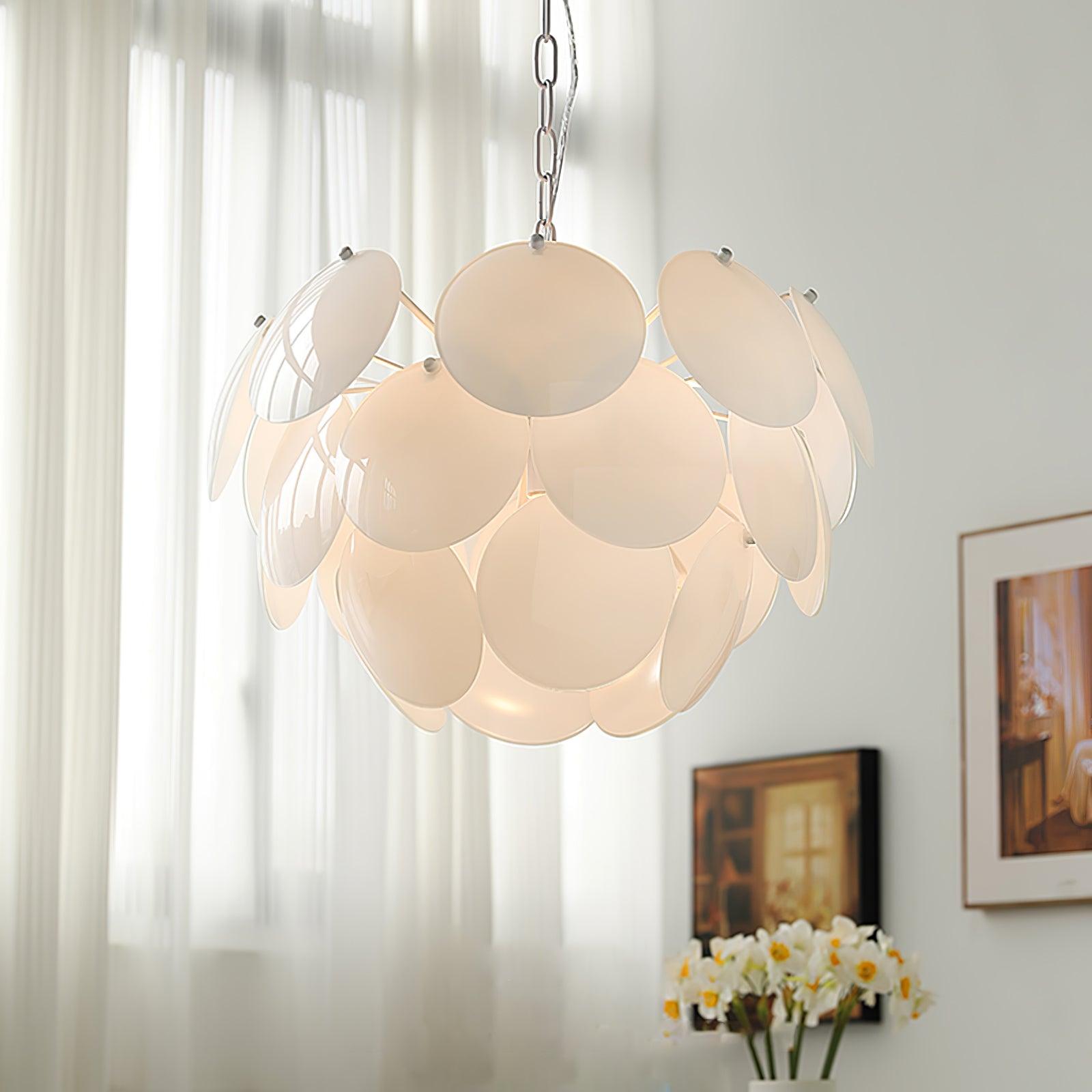 Sophia Minimalist Glass Chandelier - Blowlighting