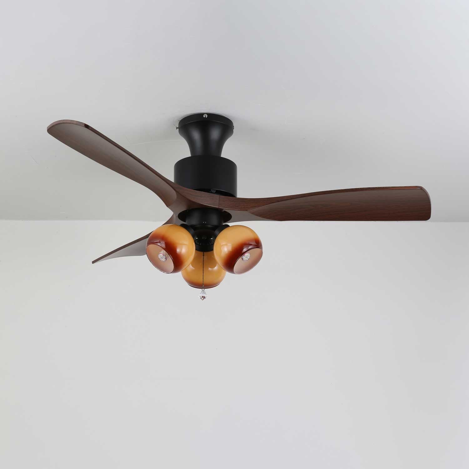 Zayla Vintage Glass Ceiling Fan Light - Blowlighting