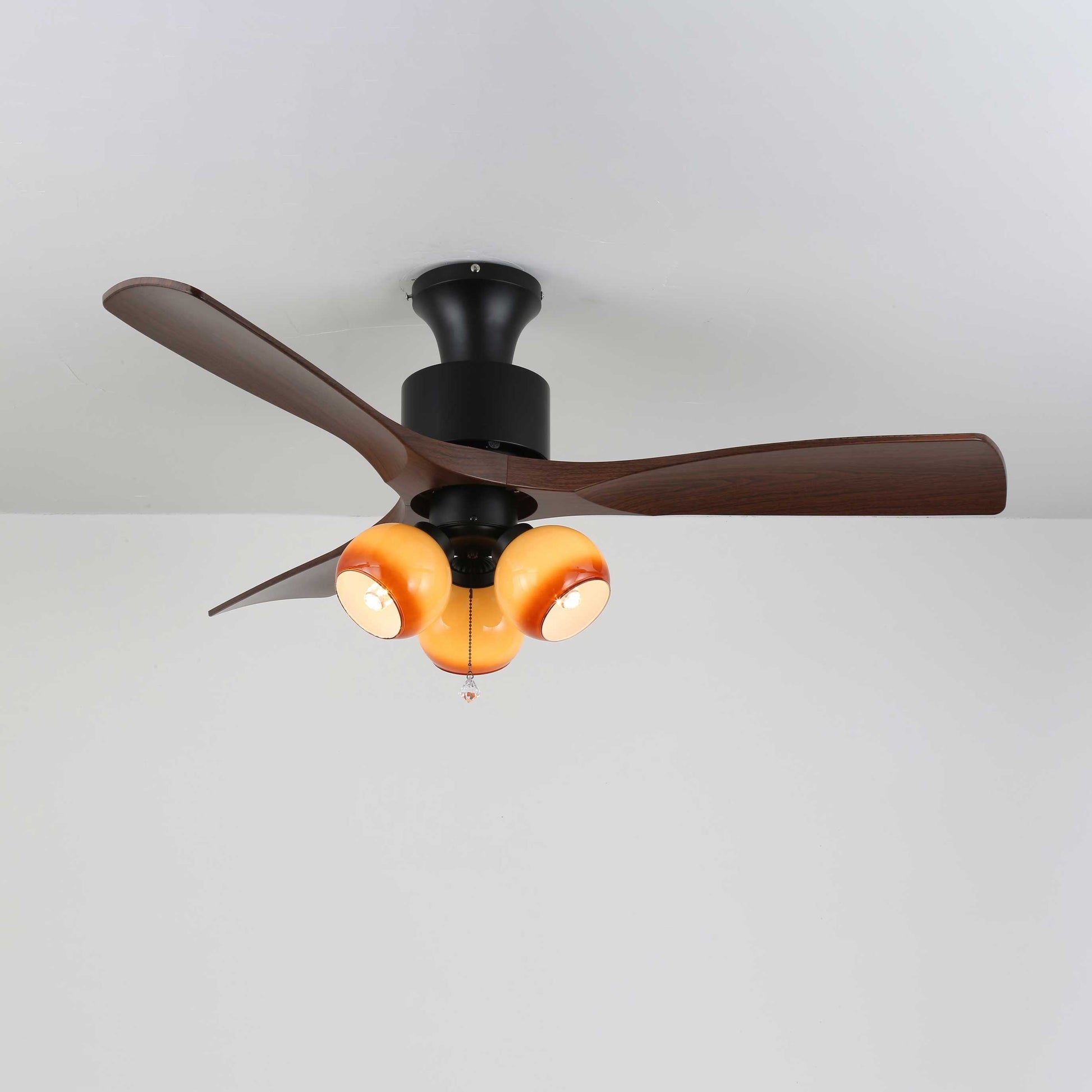 Zayla Vintage Glass Ceiling Fan Light - Blowlighting
