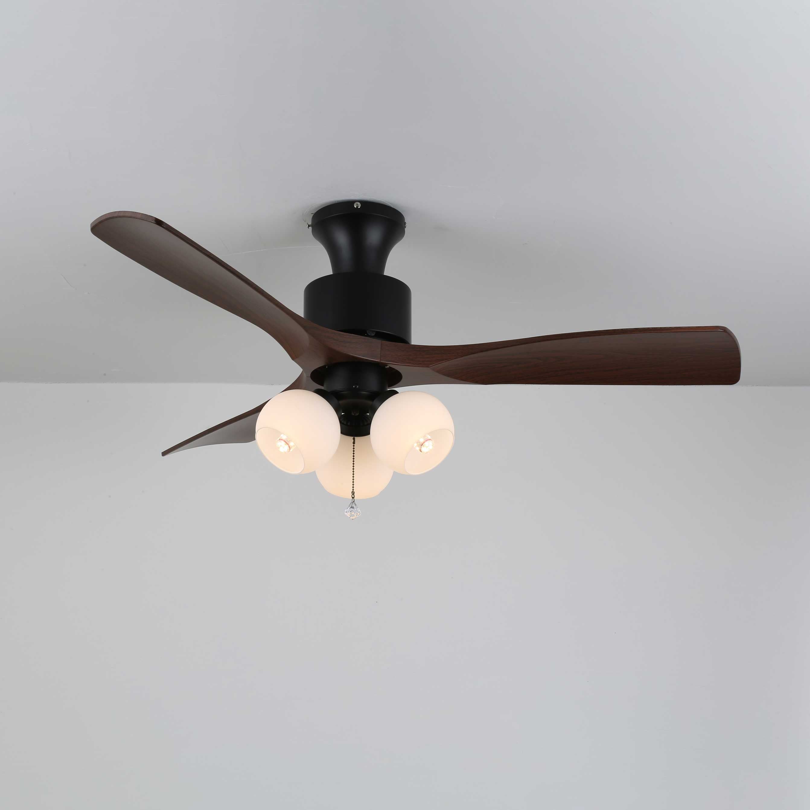 Zayla Vintage Glass Ceiling Fan Light - Blowlighting