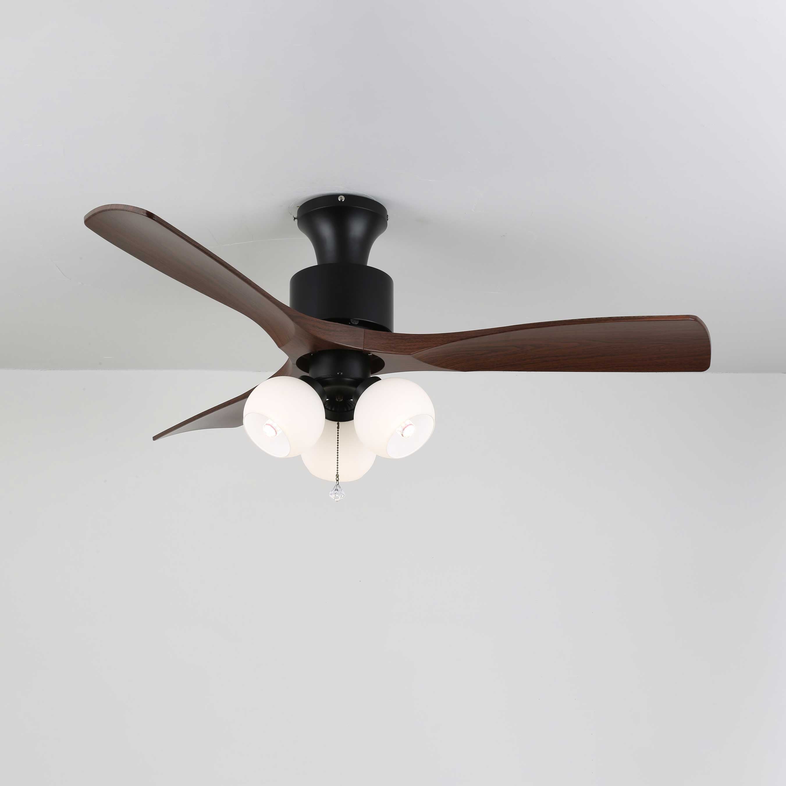 Zayla Vintage Glass Ceiling Fan Light - Blowlighting