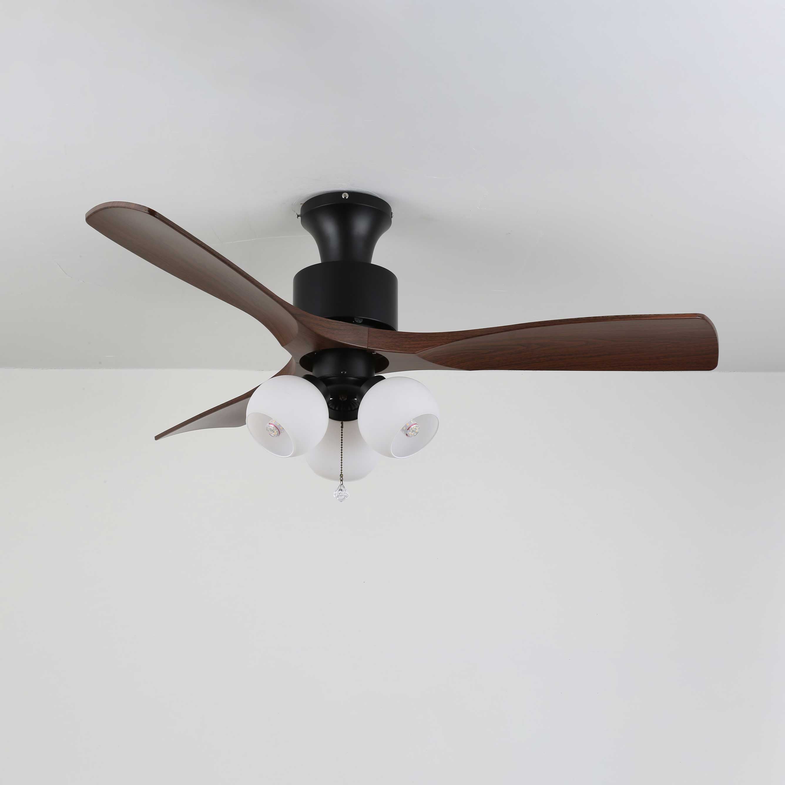 Zayla Vintage Glass Ceiling Fan Light - Blowlighting