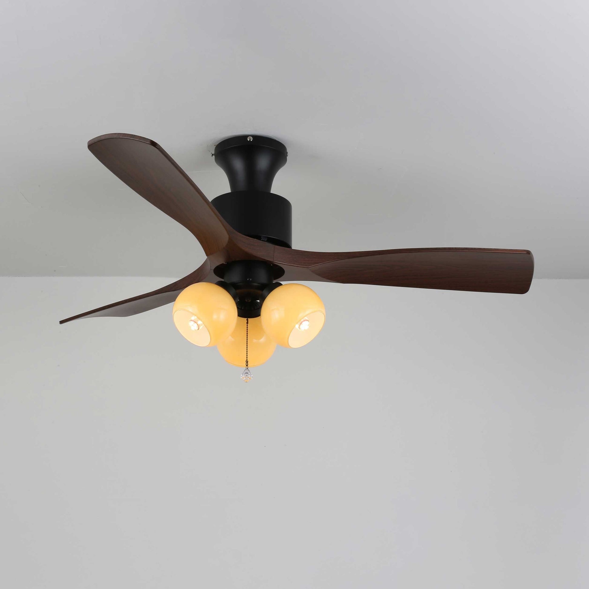 Zayla Vintage Glass Ceiling Fan Light - Blowlighting