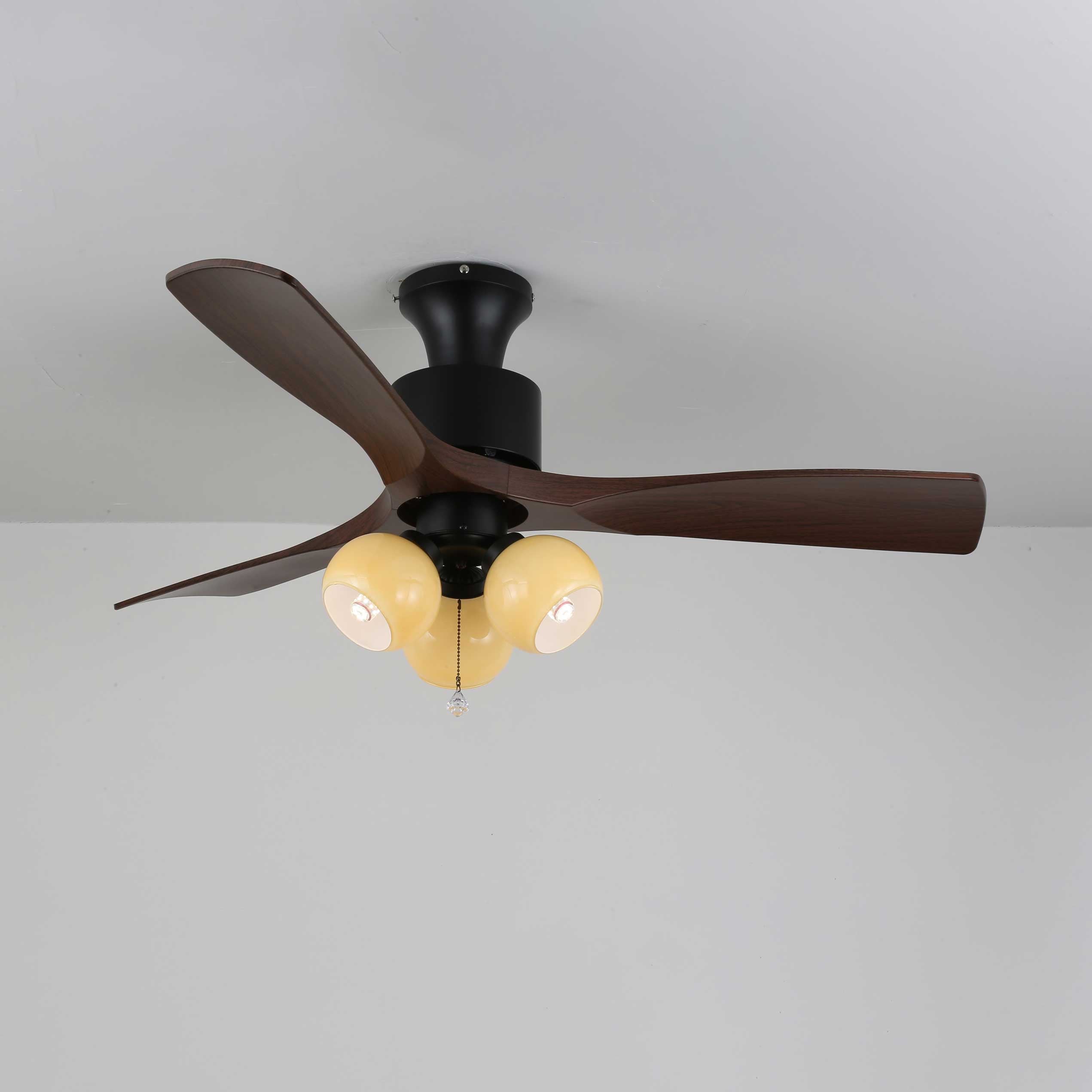 Zayla Vintage Glass Ceiling Fan Light - Blowlighting