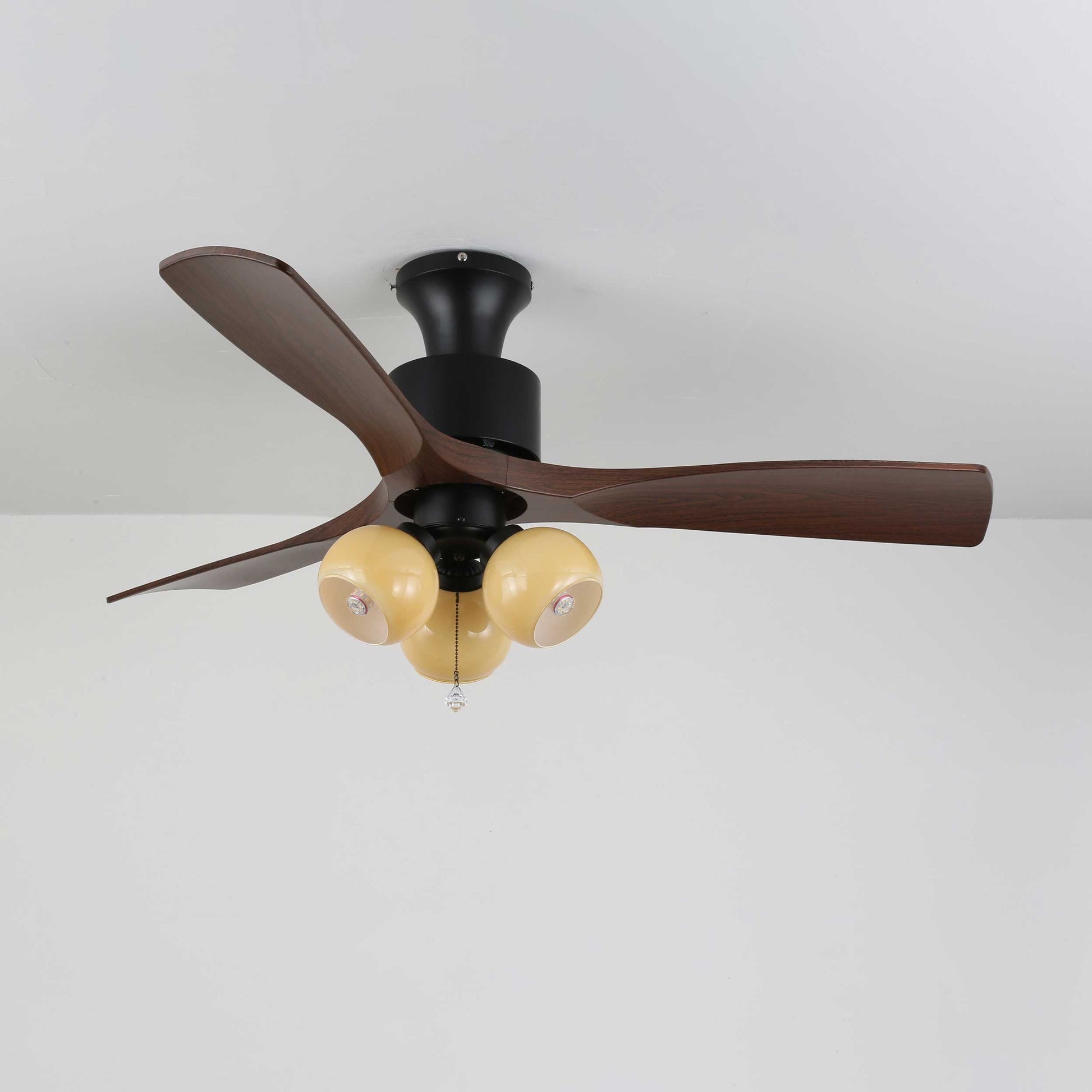 Zayla Vintage Glass Ceiling Fan Light - Blowlighting
