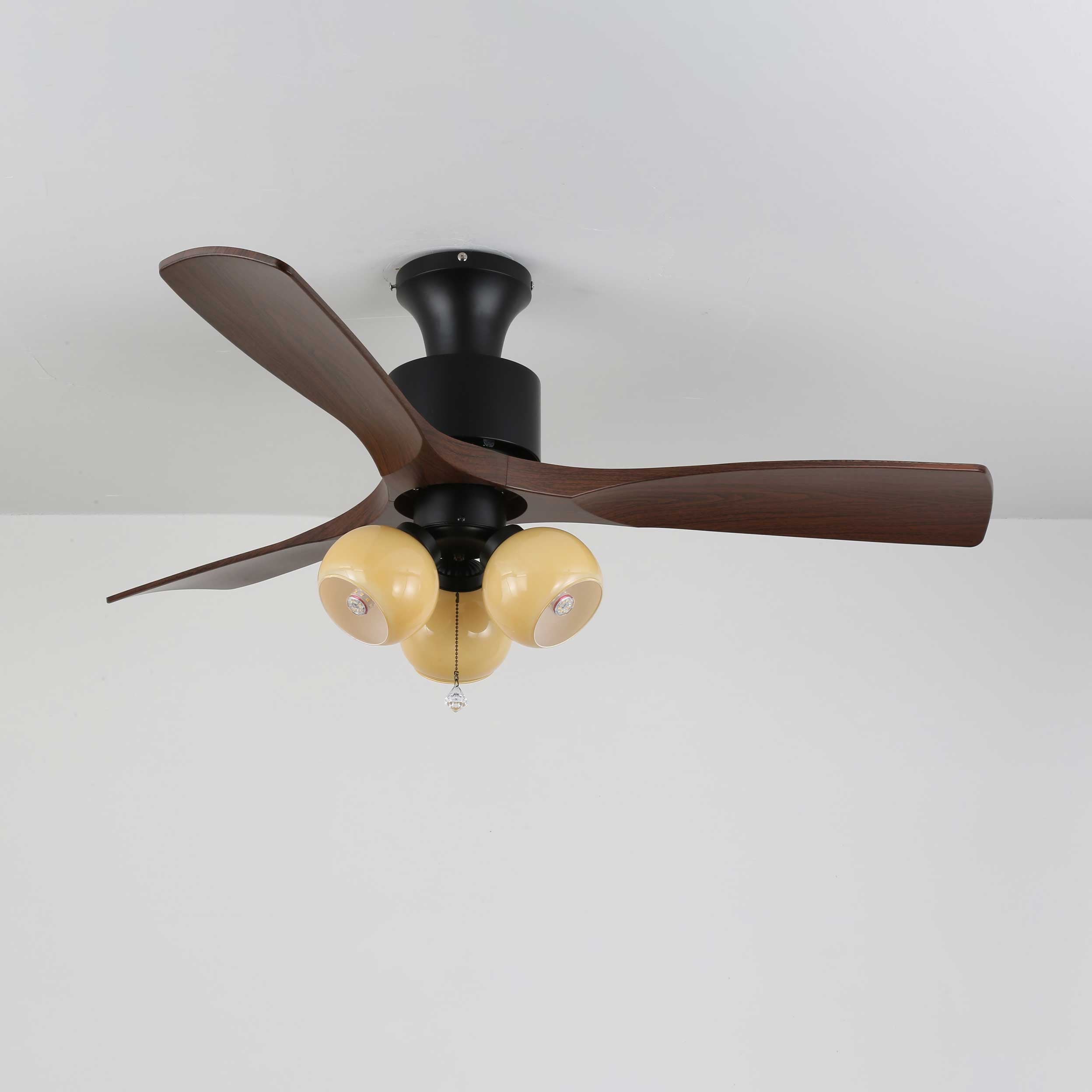 Zayla Vintage Glass Ceiling Fan Light - Blowlighting