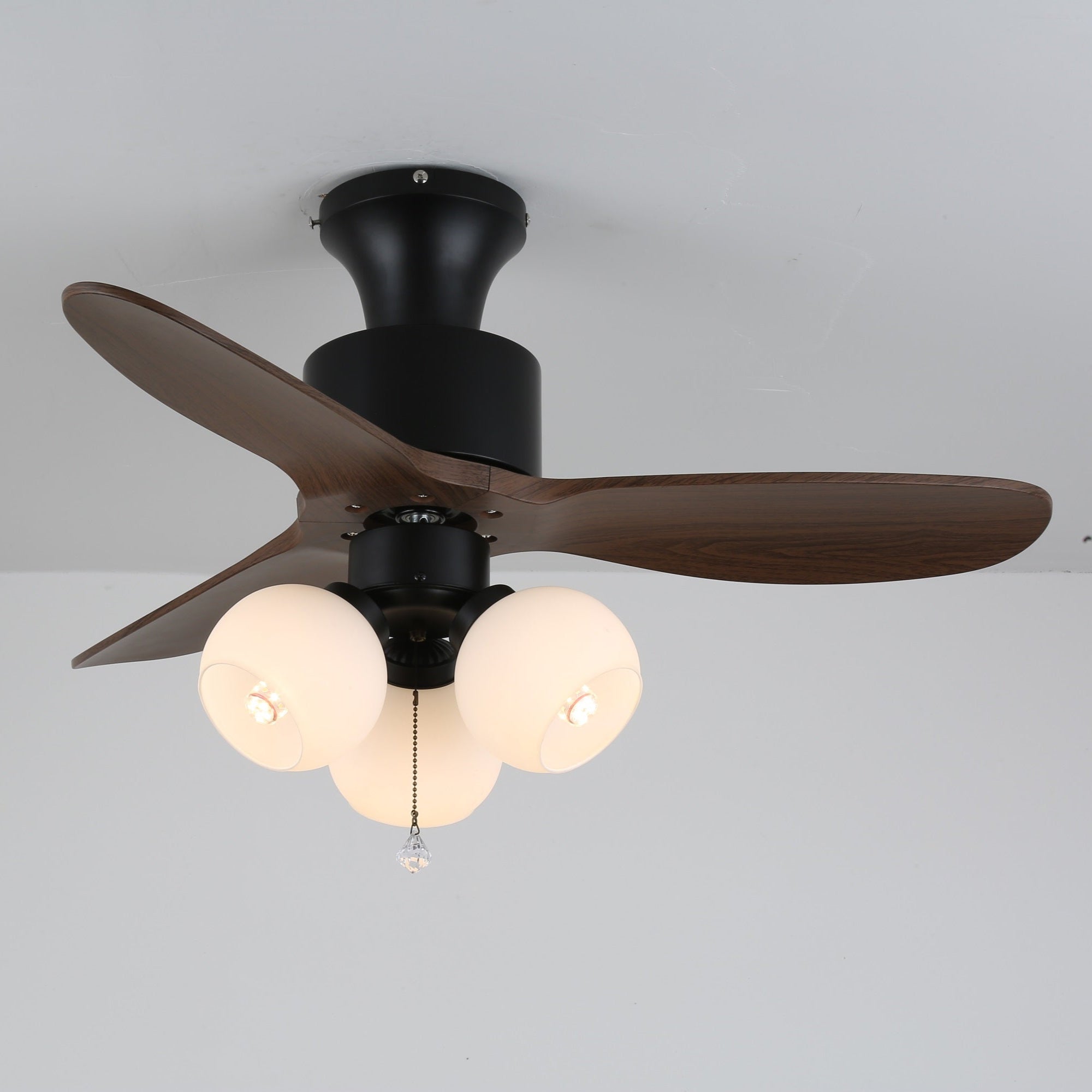 Zayla Vintage Glass Ceiling Fan Light - Blowlighting