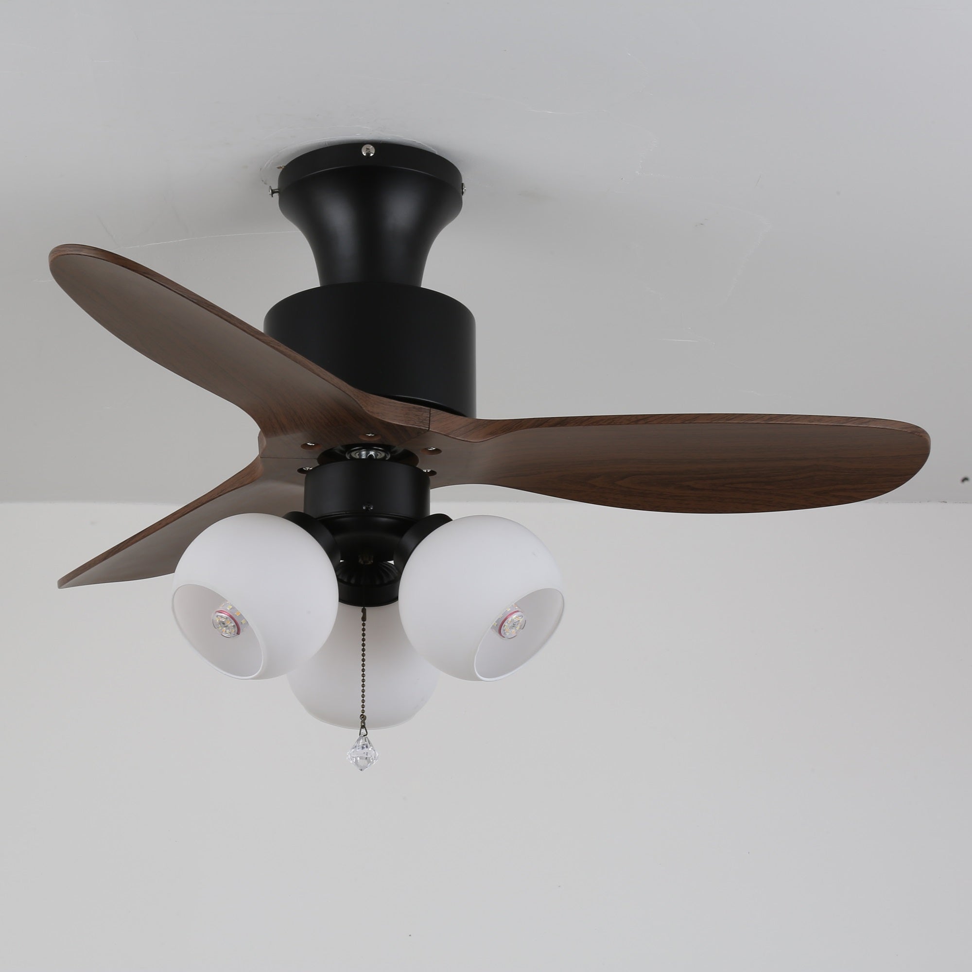 Zayla Vintage Glass Ceiling Fan Light - Blowlighting